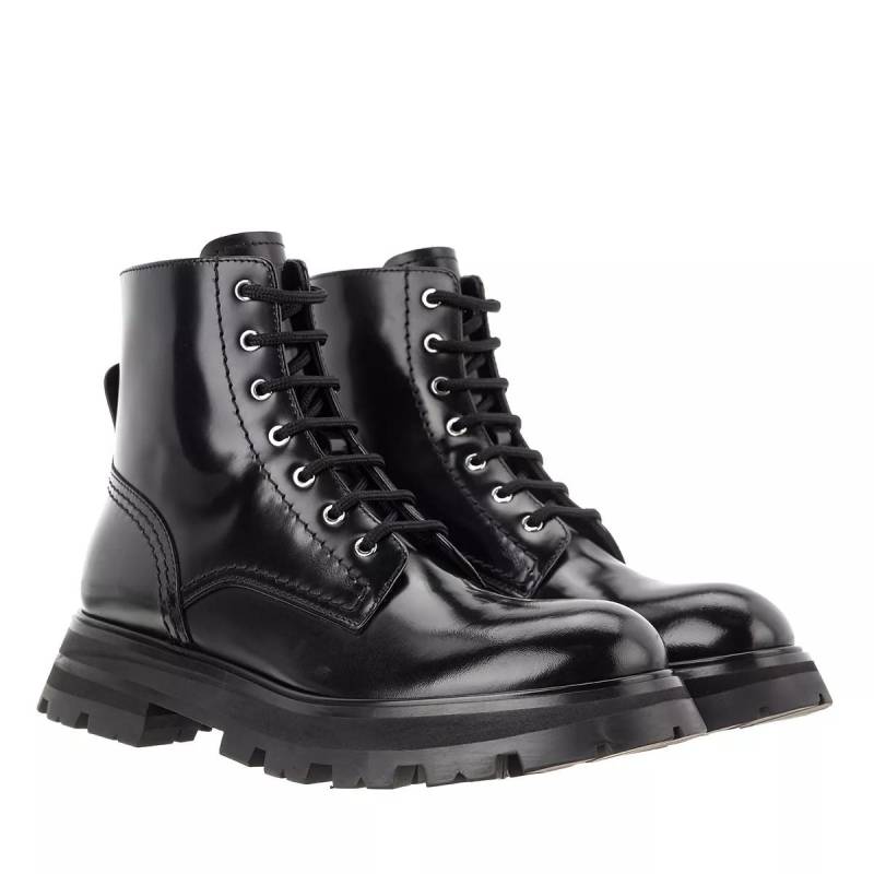 Alexander McQueen Boots & Stiefeletten - Wander Boots Leather - Gr. 36 (EU) - in Schwarz - für Damen von alexander mcqueen