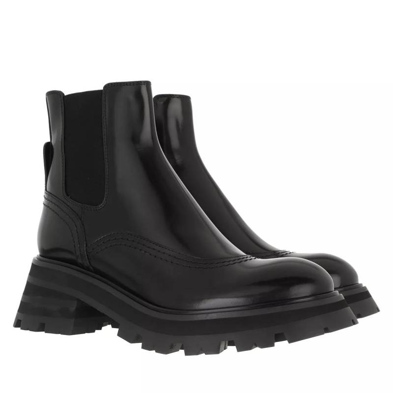 Alexander McQueen Stiefel & Boots - Wander Chelsea Boots Leather - Gr. 38 (EU) - in Schwarz - für Damen von alexander mcqueen