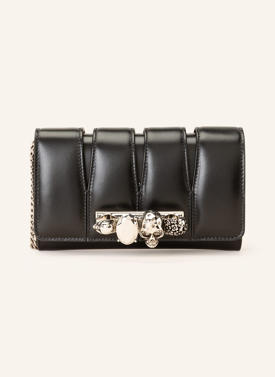 Alexander Mcqueen Clutch The Slash schwarz von alexander mcqueen