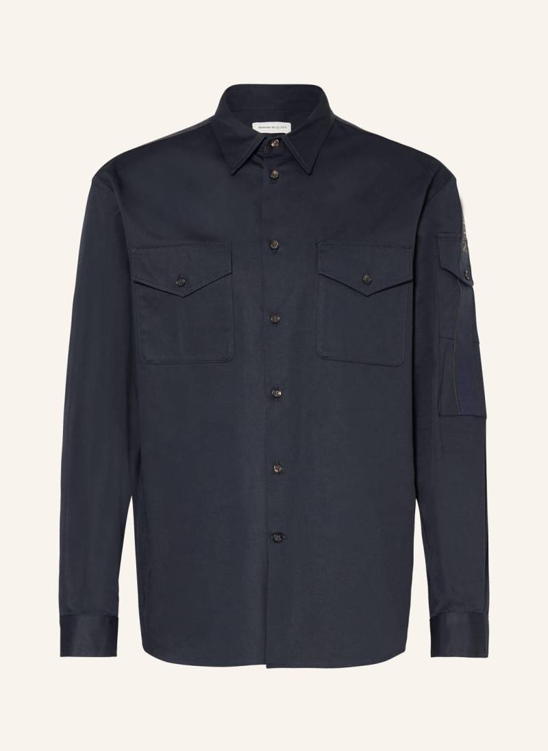 Mcqueen Hemd Comfort Fit blau von McQUEEN