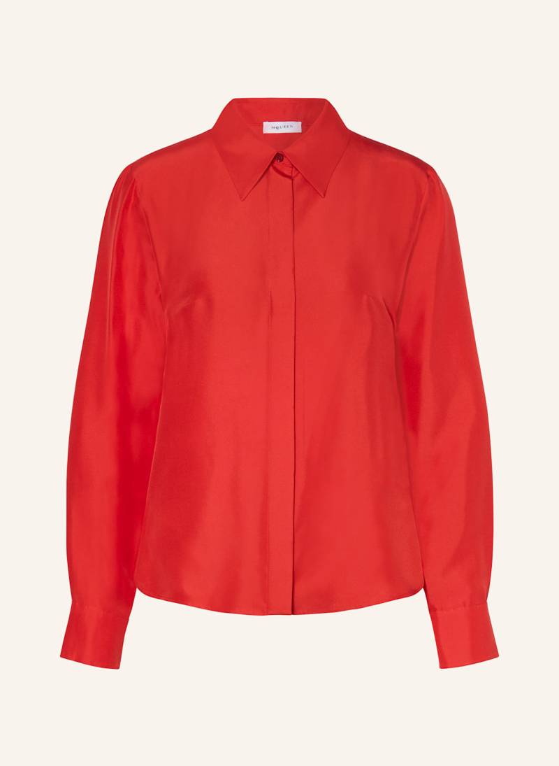 Mcqueen Hemdbluse Aus Seide rot von McQUEEN