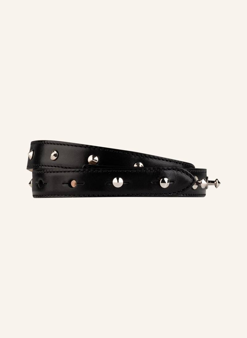 Mcqueen Ledergürtel schwarz von McQUEEN