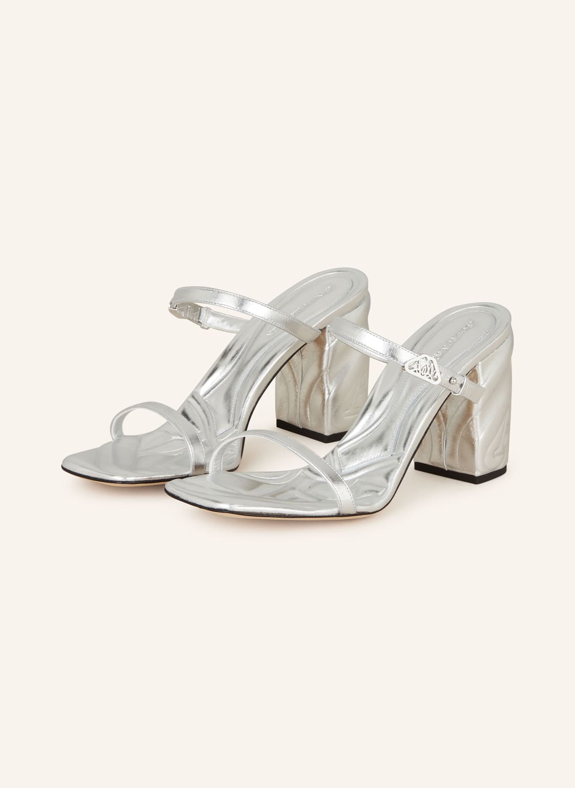 Alexander Mcqueen Mules silber von alexander mcqueen