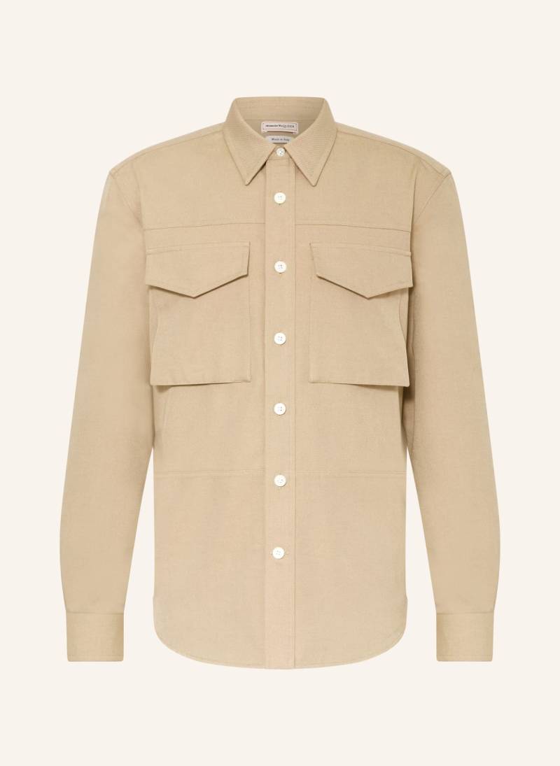 Alexander Mcqueen Overshirt beige von alexander mcqueen