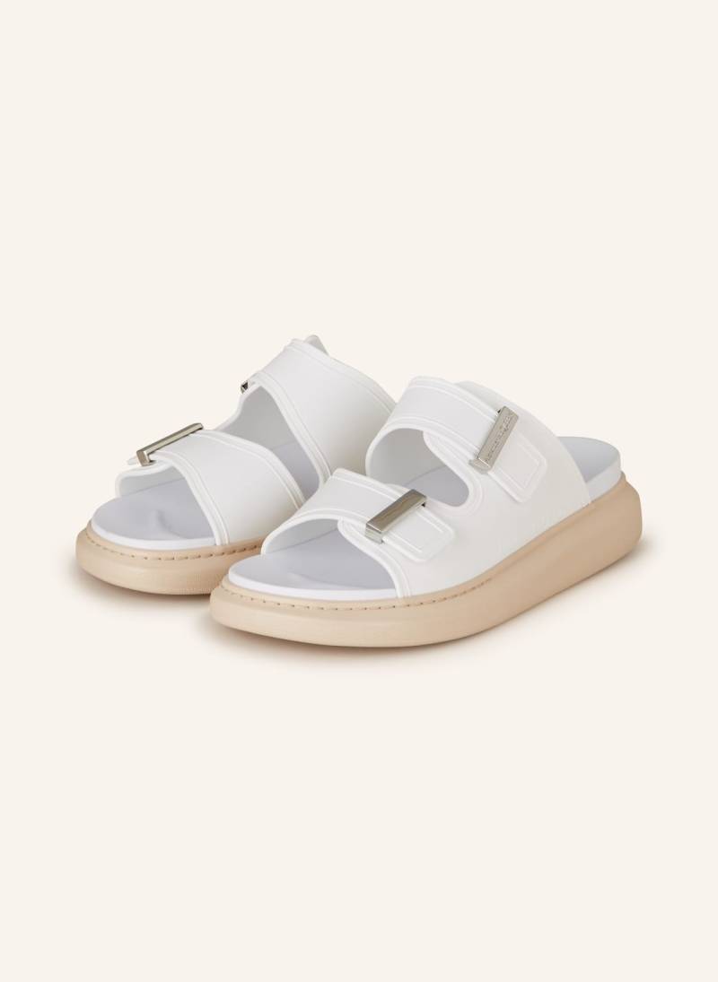 Mcqueen Plateau-Pantoletten weiss von McQUEEN