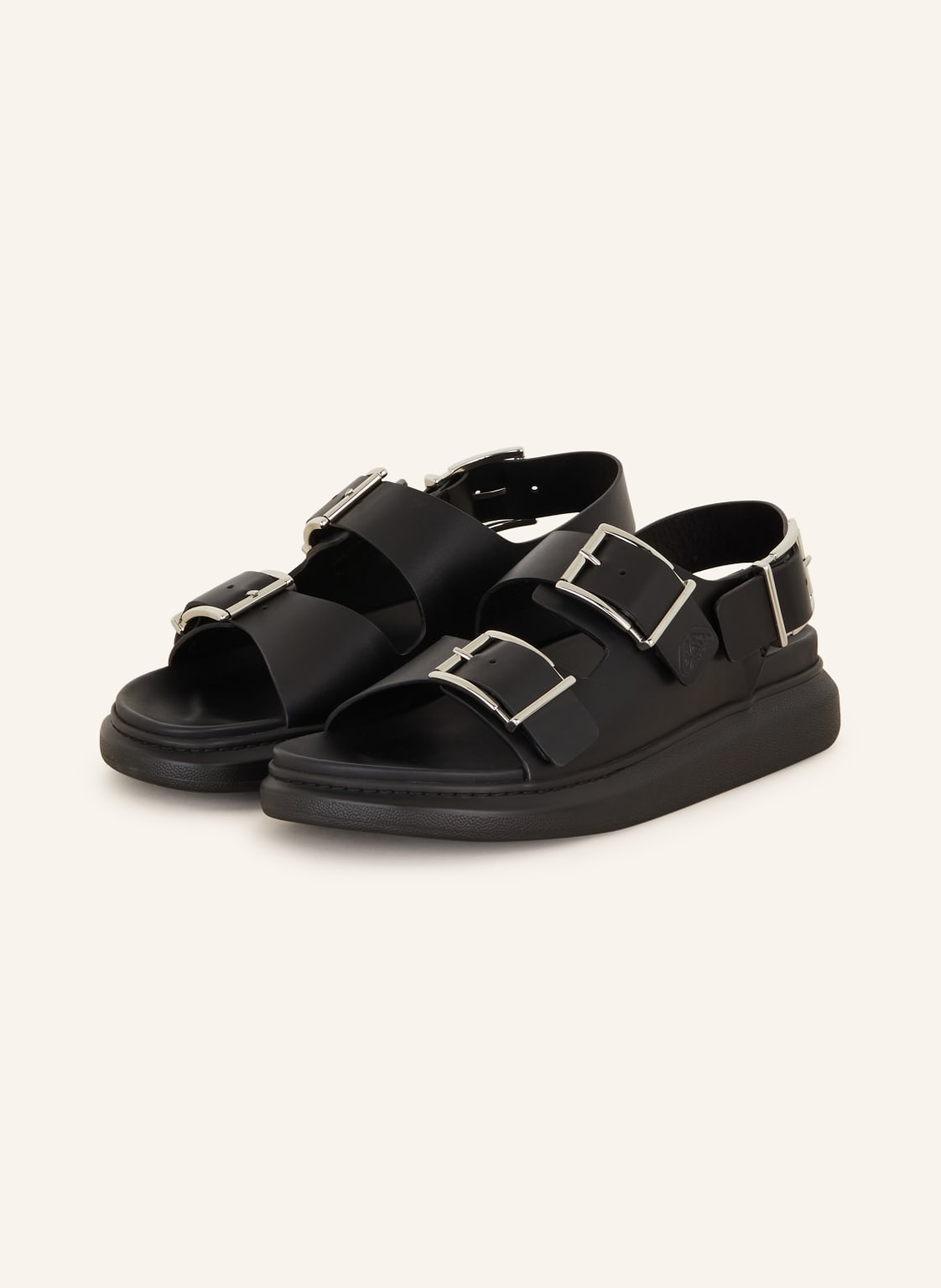 Alexander Mcqueen Sandalen schwarz von alexander mcqueen