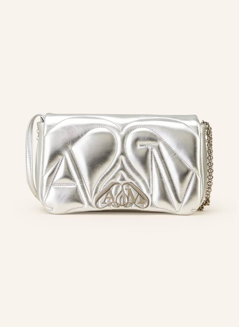 Mcqueen Schultertasche The Seal Small silber von McQUEEN