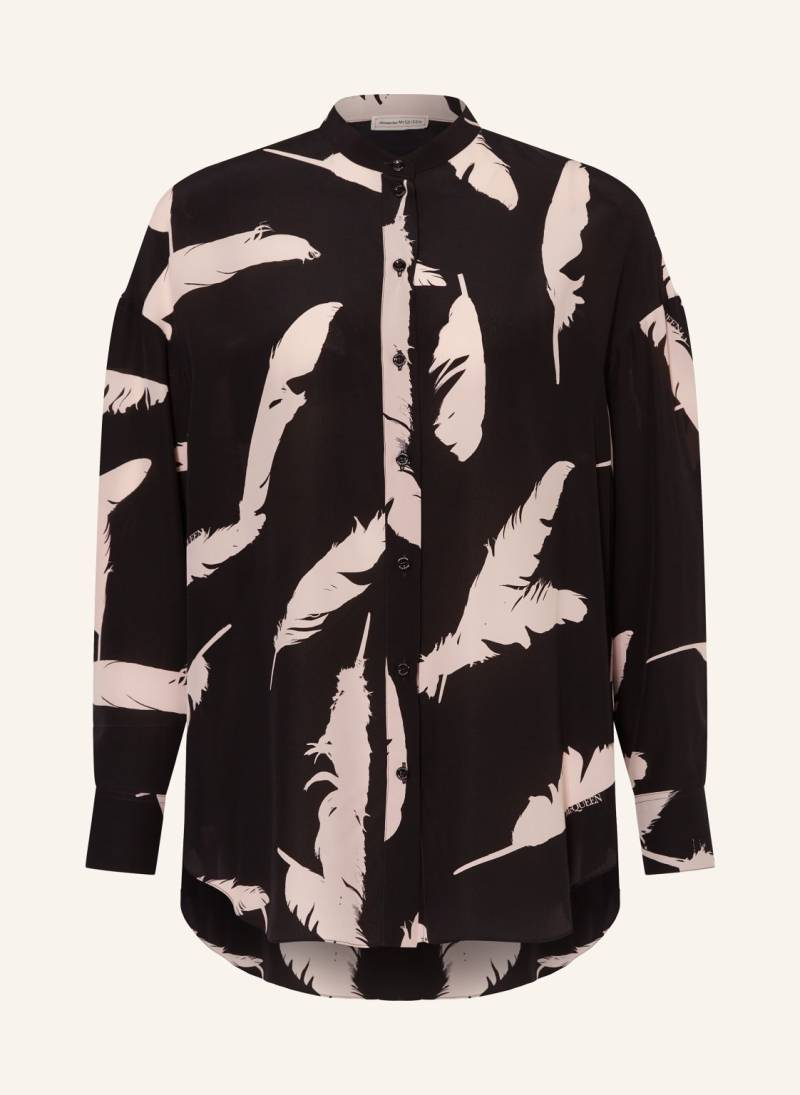 Mcqueen Seidenbluse schwarz von McQUEEN