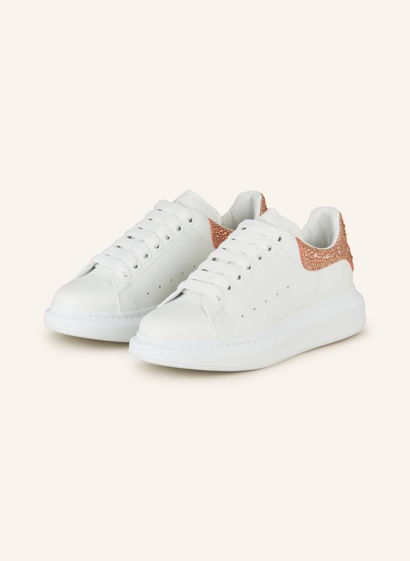 Alexander Mcqueen Sneaker Mit Schmucksteinen weiss von alexander mcqueen