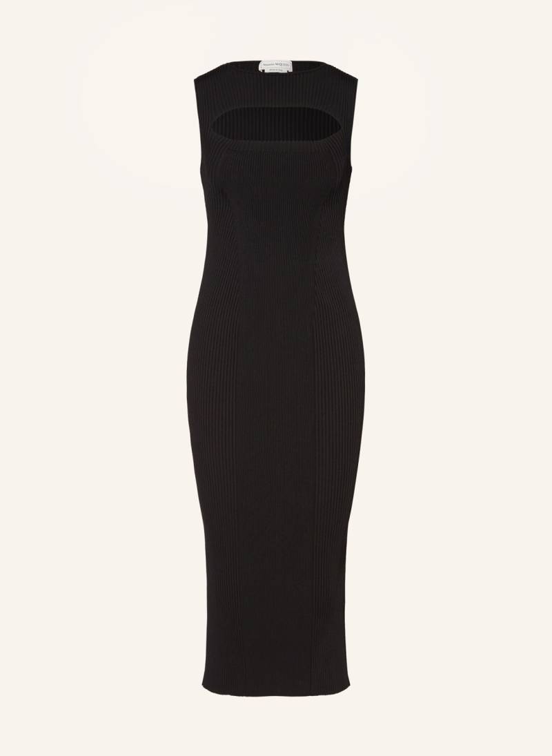 Mcqueen Strickkleid Mit Cut-Out schwarz von McQUEEN