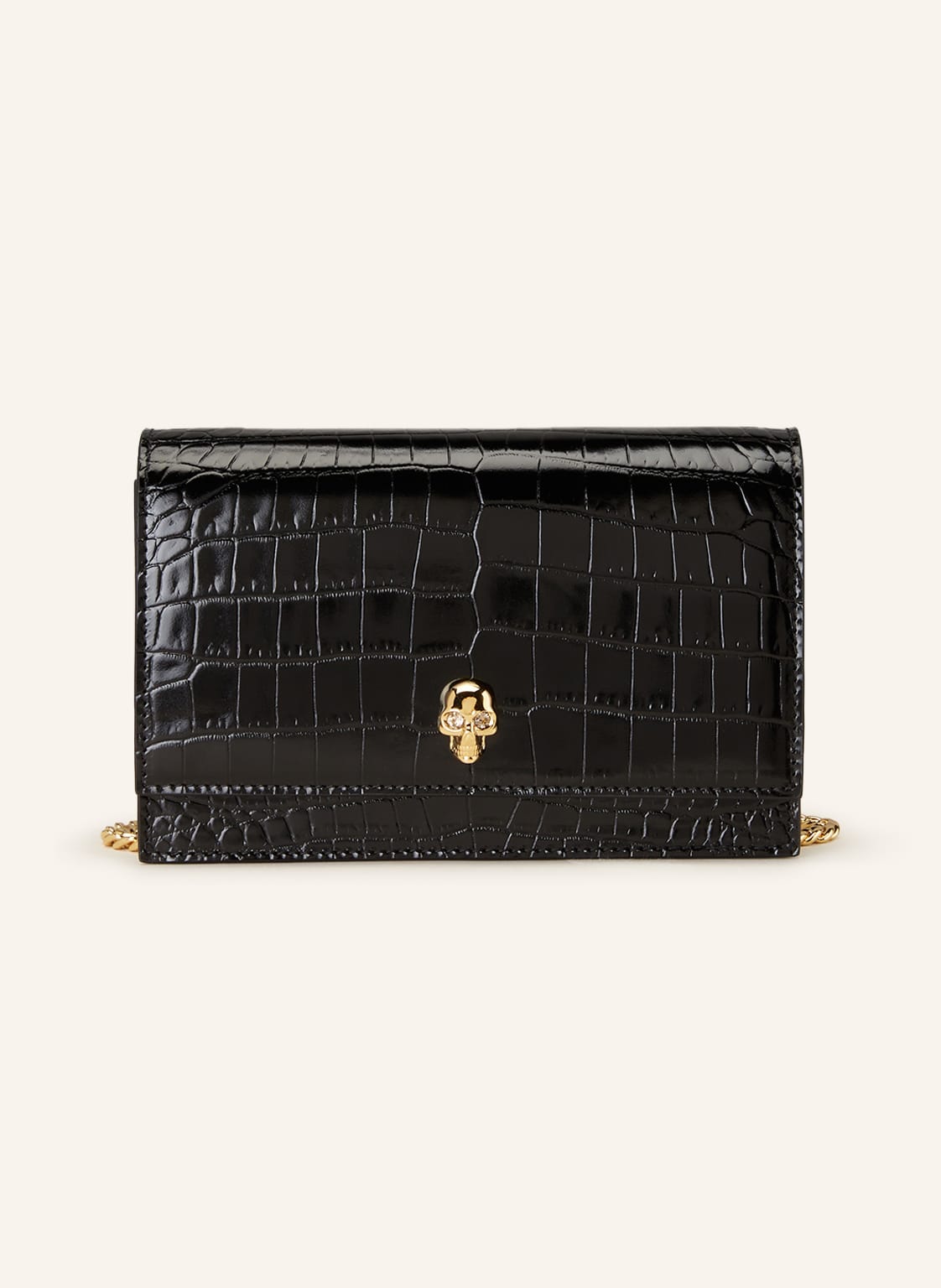 Alexander Mcqueen Umhängetasche Skull Mini schwarz von alexander mcqueen