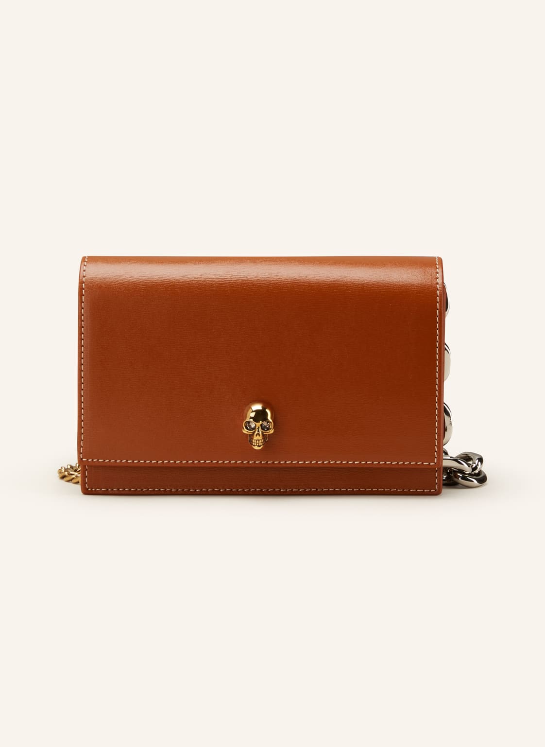 Mcqueen Umhängetasche Small Skull Bag braun Mcqueen Umhängetasche Small Skull Bag braun von McQUEEN