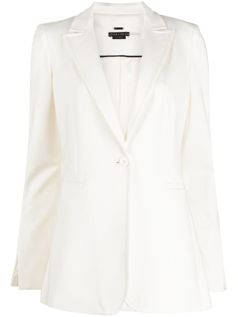 alice + olivia Breann single-breasted blazer - White von alice + olivia