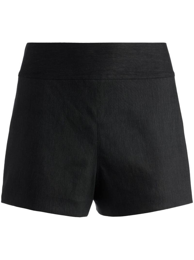 alice + olivia Donald high-waisted short shorts - Black von alice + olivia