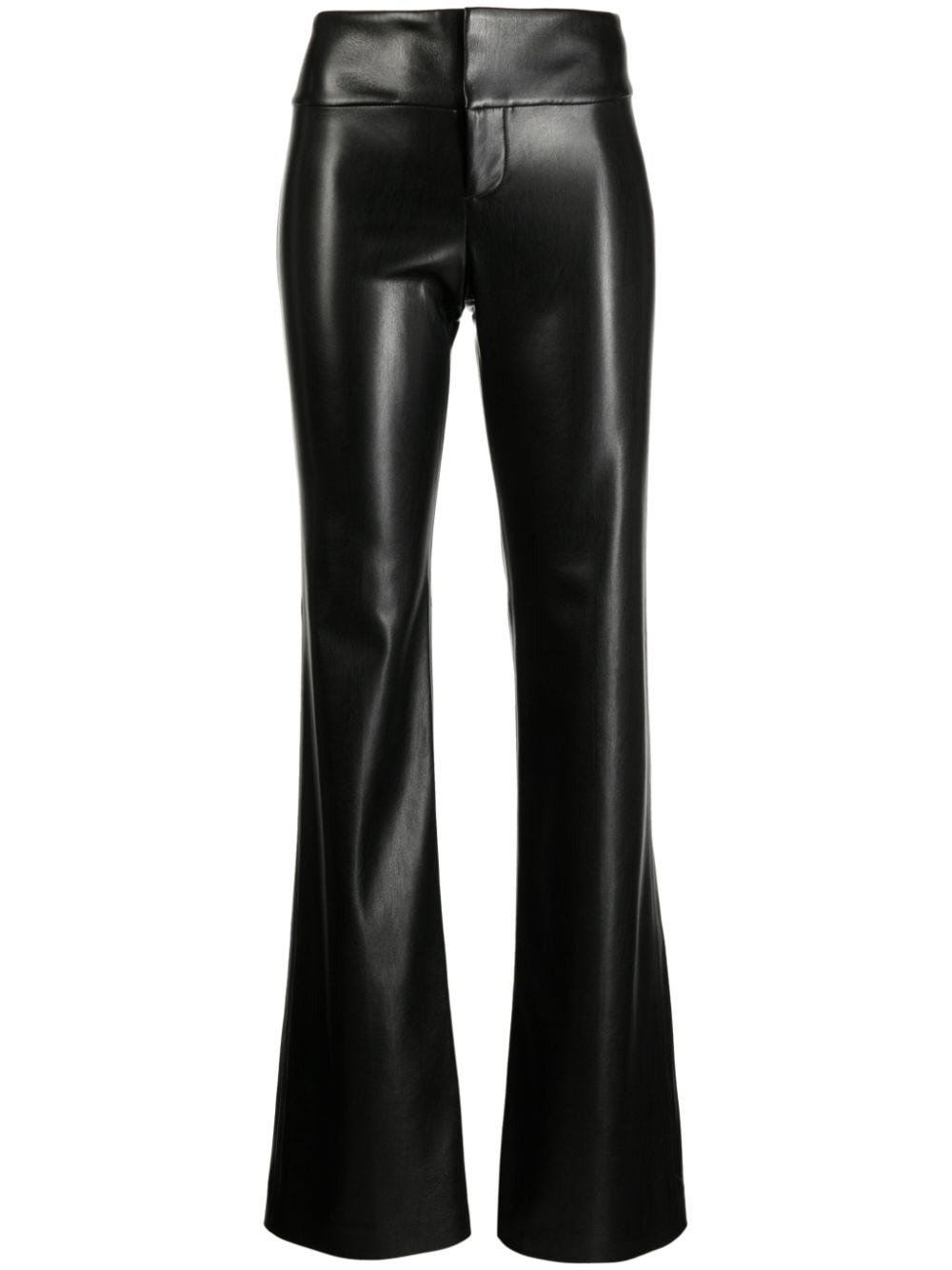 alice + olivia Dylan faux-leather trousers - Black von alice + olivia