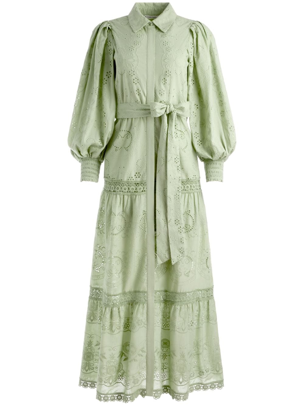 alice + olivia Lily shirt dress - Green von alice + olivia