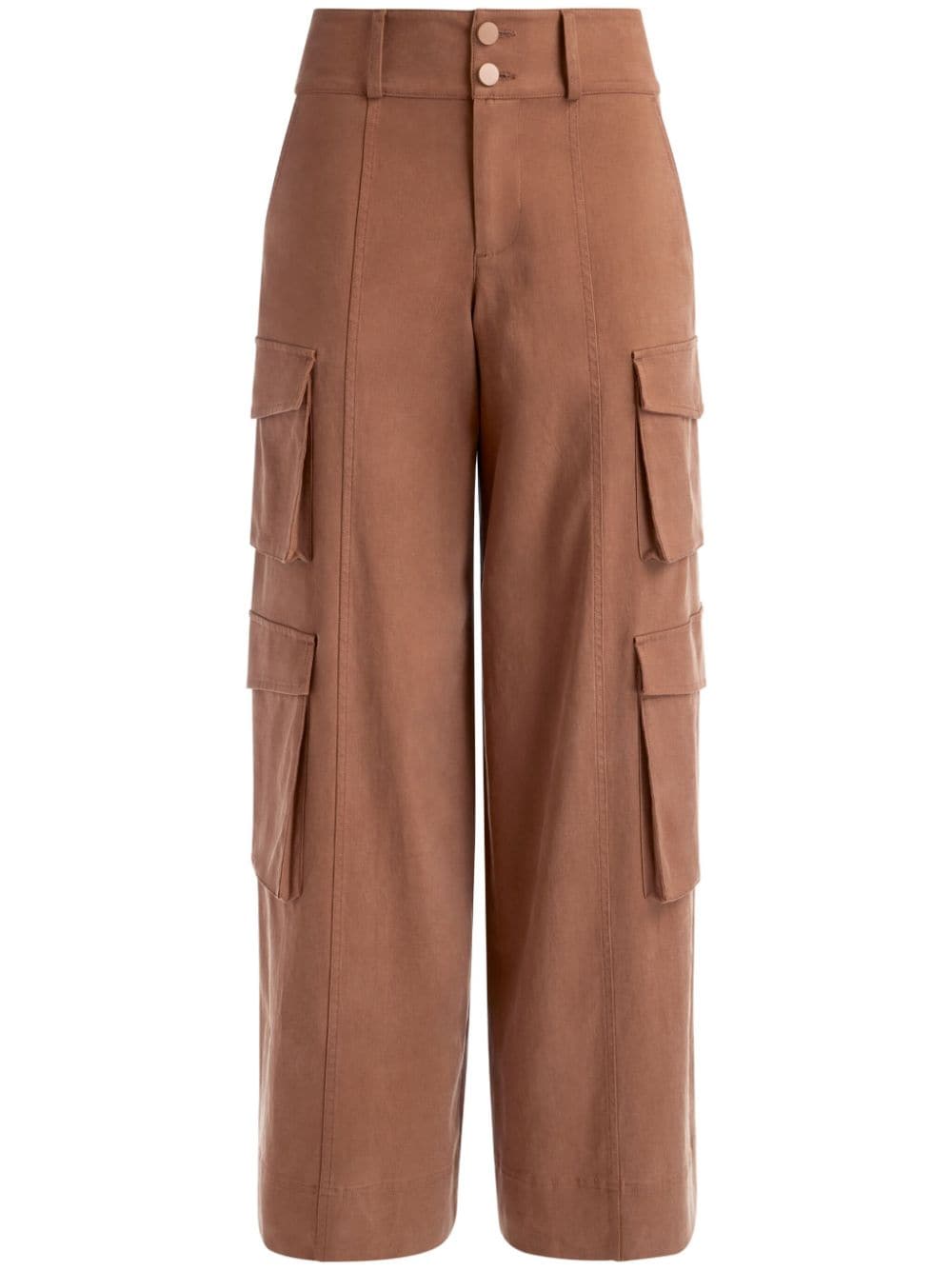 alice + olivia Mame wide-leg cargo trousers - Brown von alice + olivia