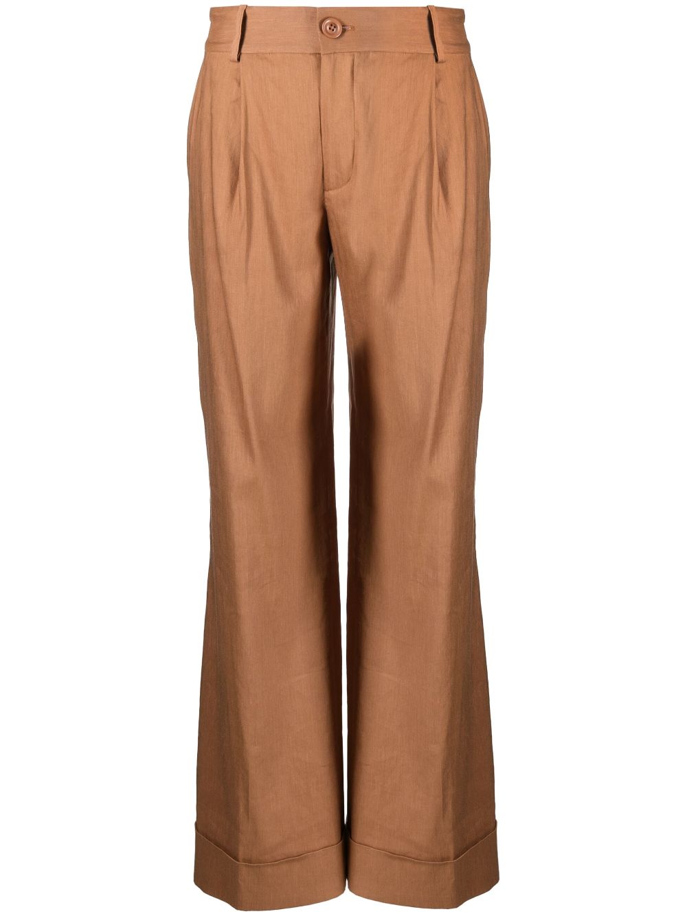 alice + olivia Tomasa wide-leg tailored trousers - Brown von alice + olivia