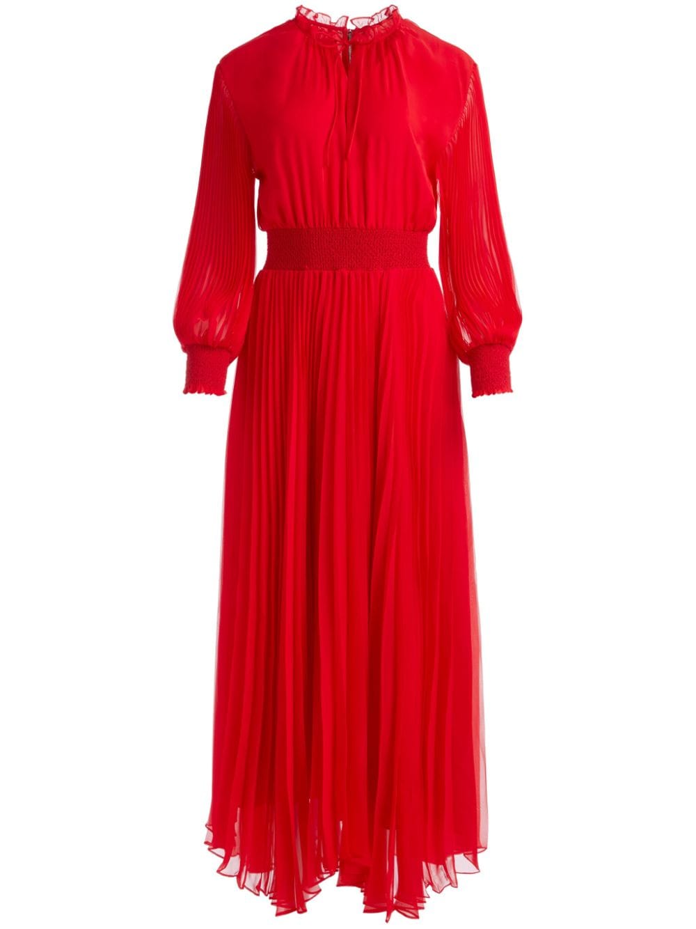 alice + olivia Vernia pleated midi dress - Red von alice + olivia