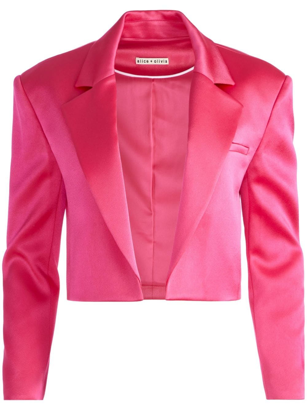 alice + olivia Shan boxy cropped blazer - Pink von alice + olivia