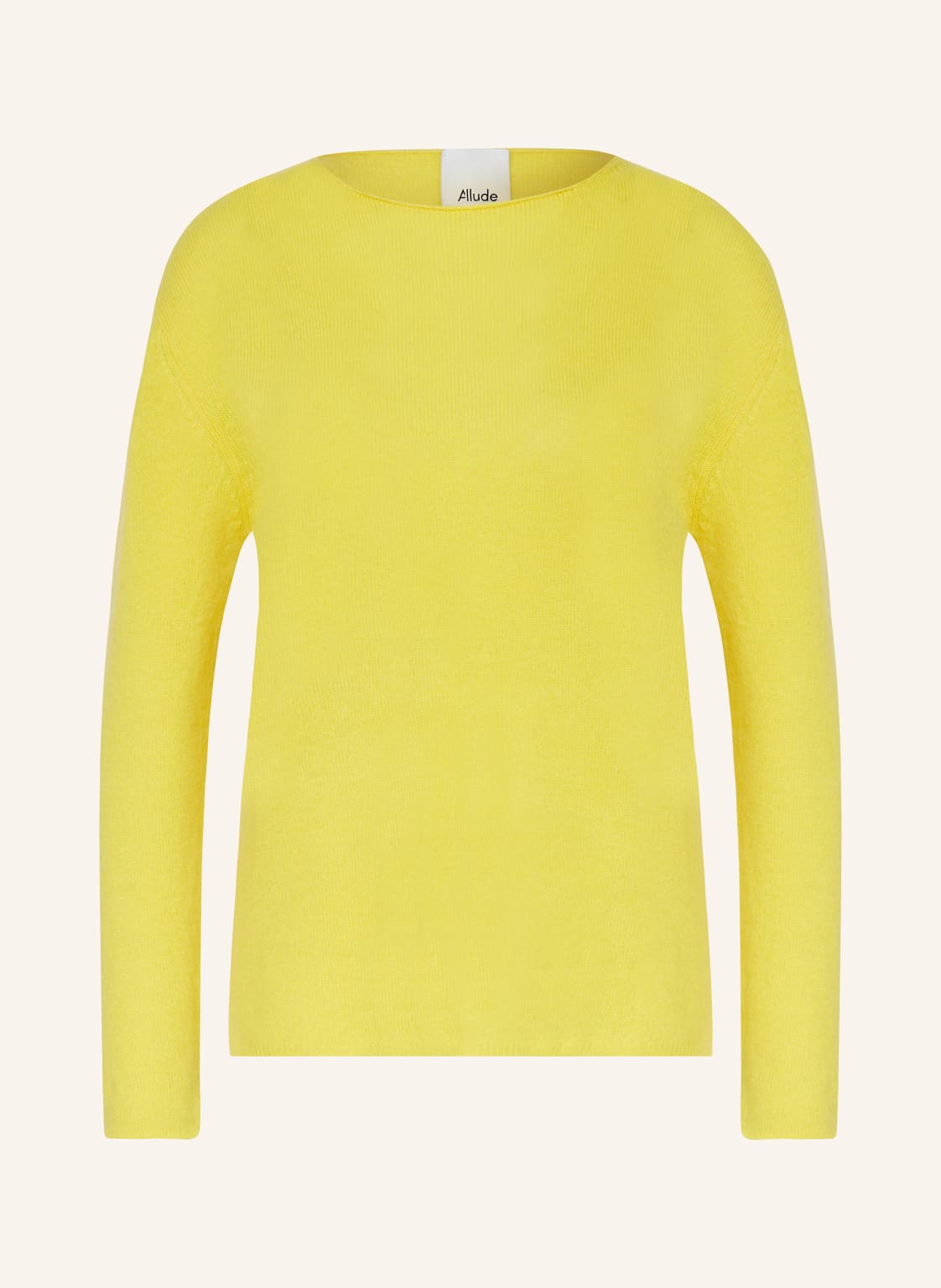 Allude Cashmere-Pullover gelb von allude