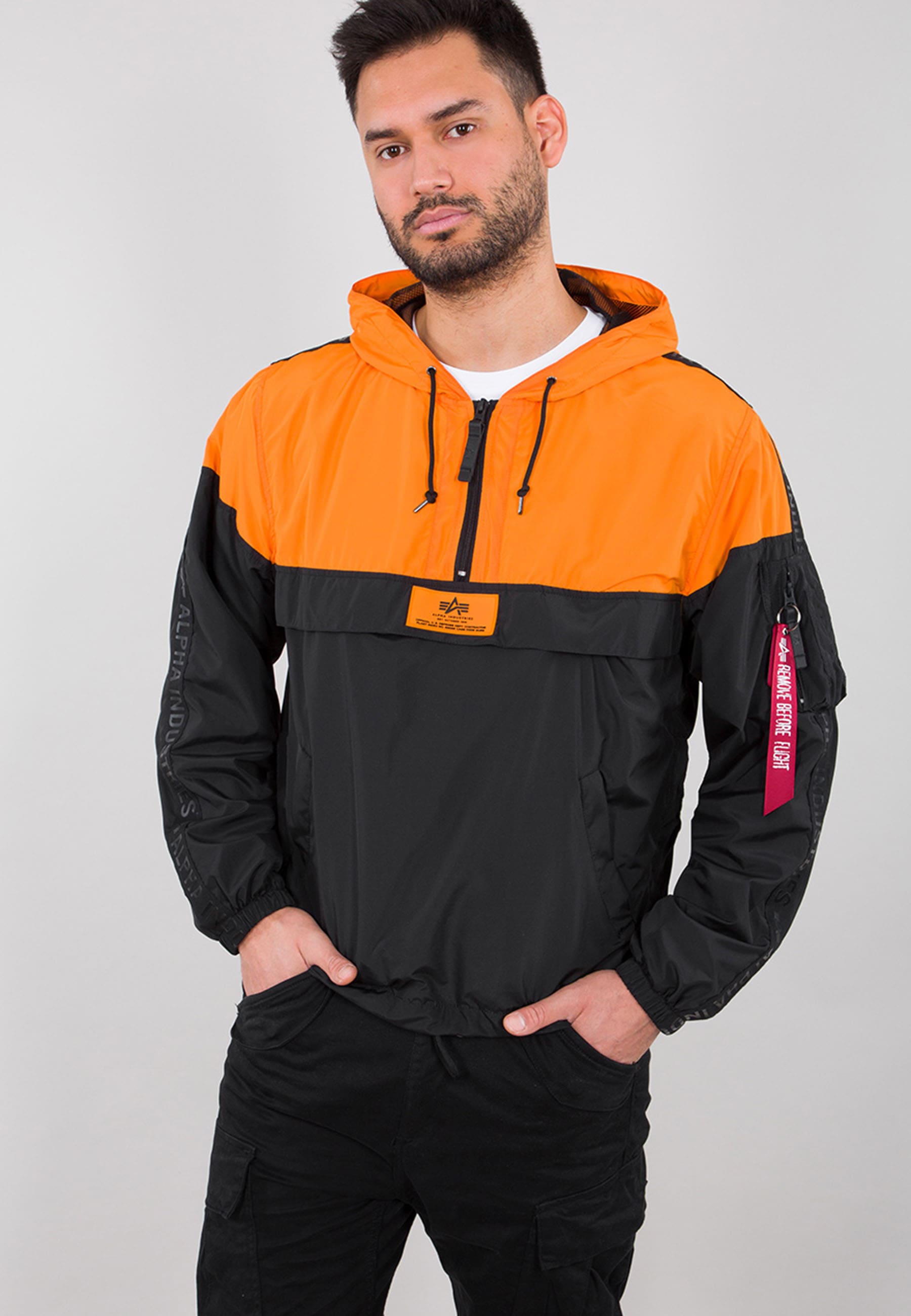 Alpha Industries Anorak »ALPHA INDUSTRIES Men - Utility Jackets Tape Anorak« von alpha industries