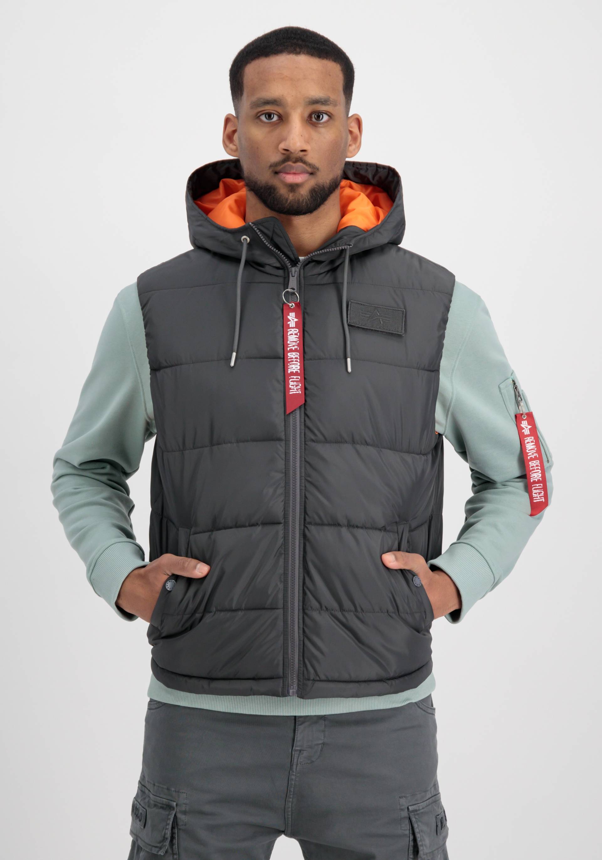 Alpha Industries Blouson »ALPHA INDUSTRIES Men - Vests Hooded Puffer Vest FD« von alpha industries