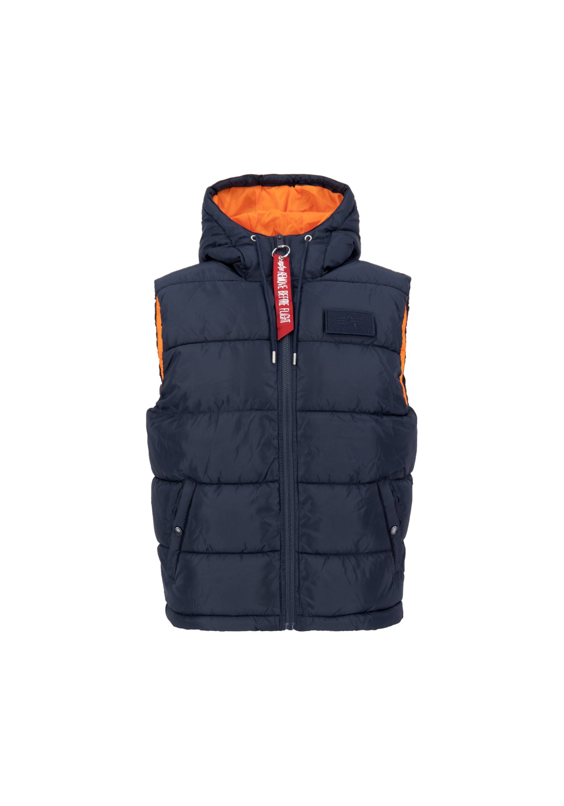 Alpha Industries Blouson »ALPHA INDUSTRIES Men - Vests Hooded Puffer Vest FD« von alpha industries