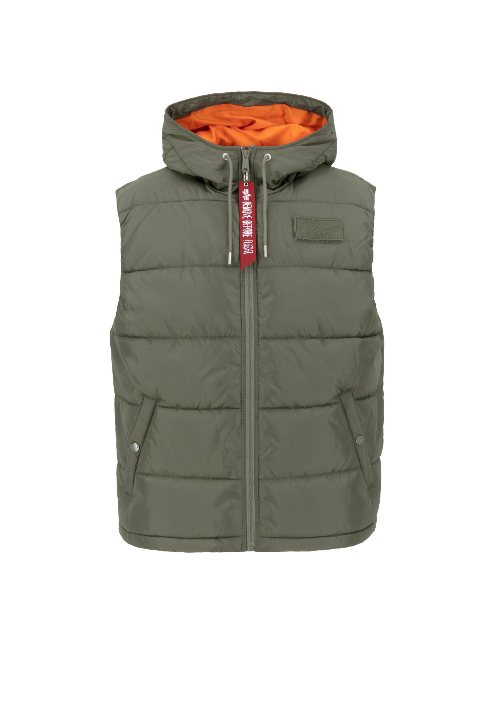 Alpha Industries Blouson »ALPHA INDUSTRIES Men - Vests Hooded Puffer Vest FD« von alpha industries