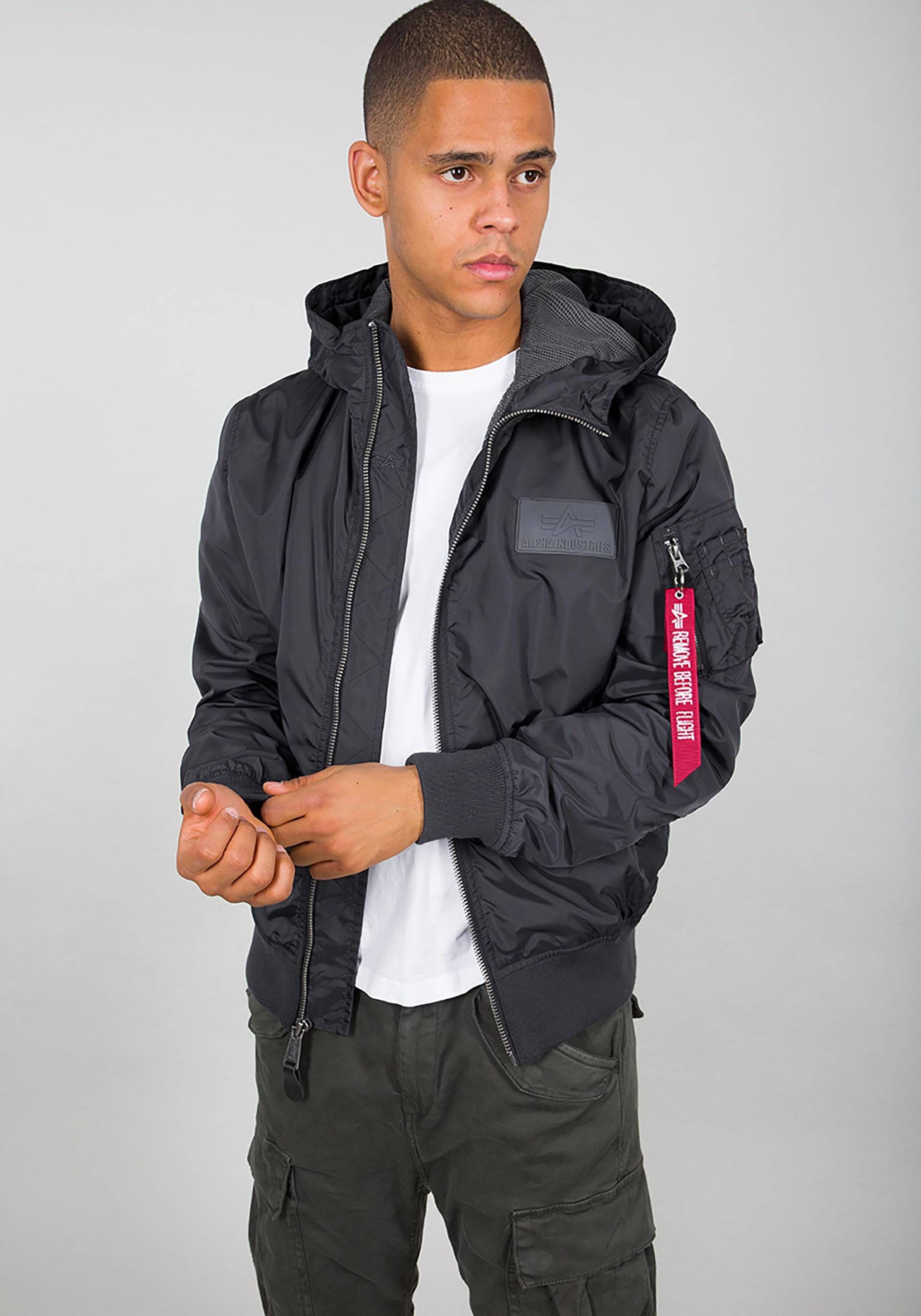 Alpha Industries Bomberjacke »ALPHA INDUSTRIES Men - Bomber Jackets MA-1 LW Hooded« von alpha industries