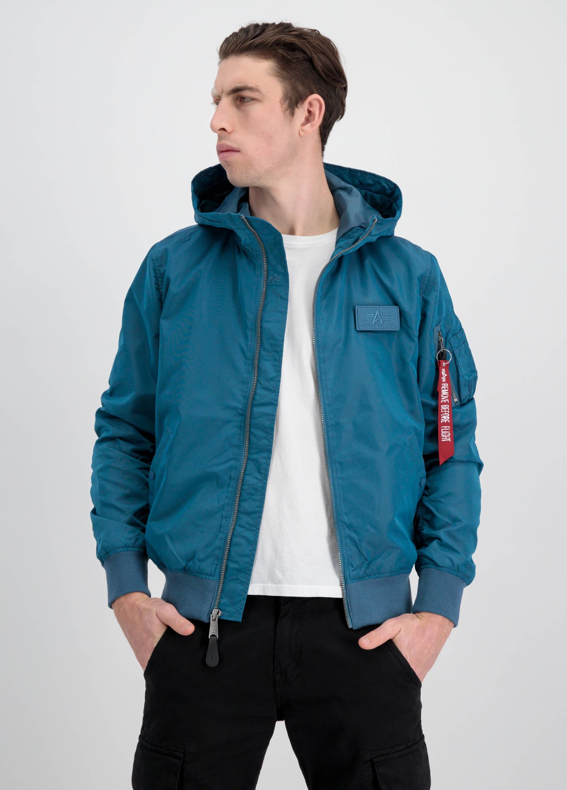 Alpha Industries Bomberjacke »ALPHA INDUSTRIES Men - Bomber & Flight Jackets MA-1 LW Hooded« von alpha industries