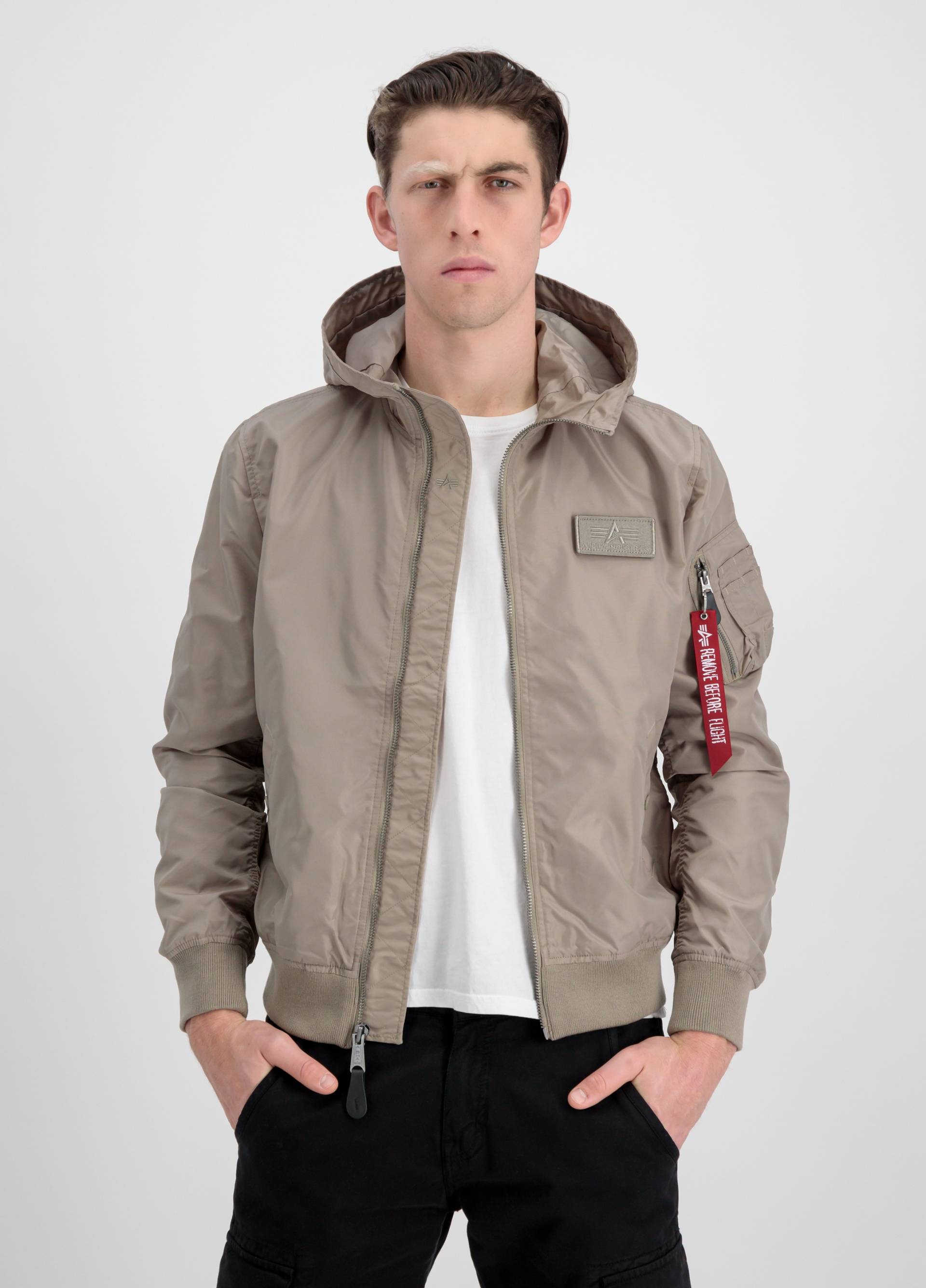 Alpha Industries Bomberjacke »ALPHA INDUSTRIES Men - Bomber & Flight Jackets MA-1 LW Hooded« von alpha industries