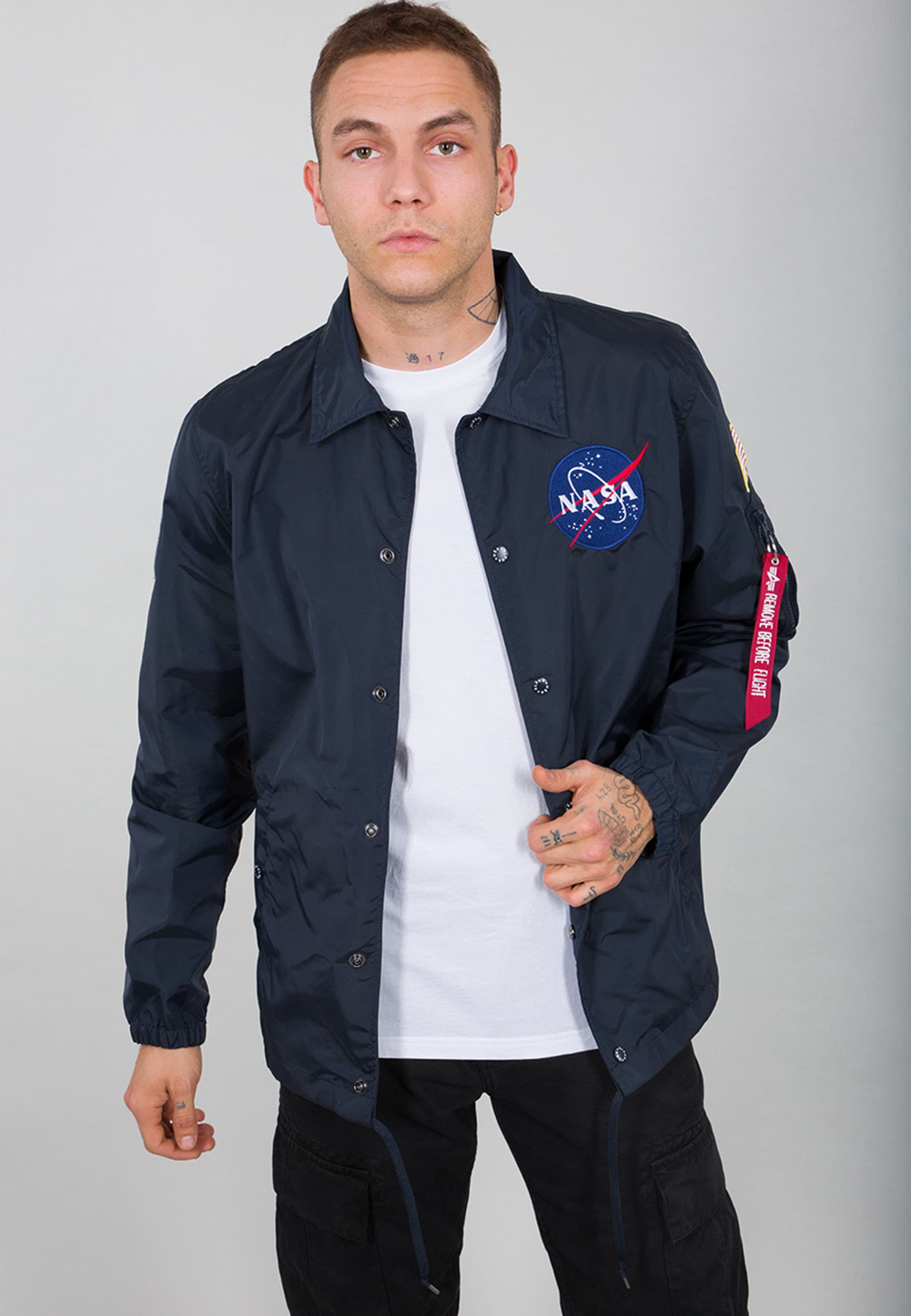 Alpha Industries Bomberjacke »ALPHA INDUSTRIES Men - Lightweight Jackets NASA Coach Jacket« von alpha industries