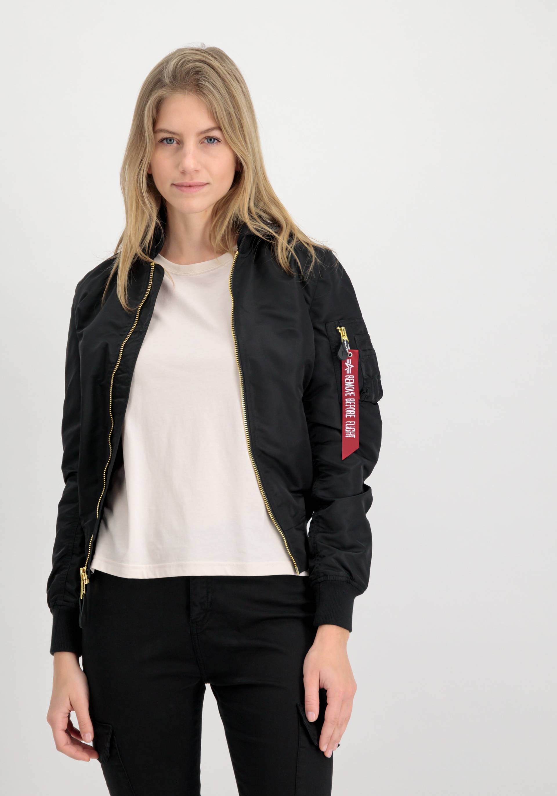 Alpha Industries Bomberjacke »ALPHA INDUSTRIES Women - Bomber & Flight Jackets MA-1 Hooded Wmn« von alpha industries