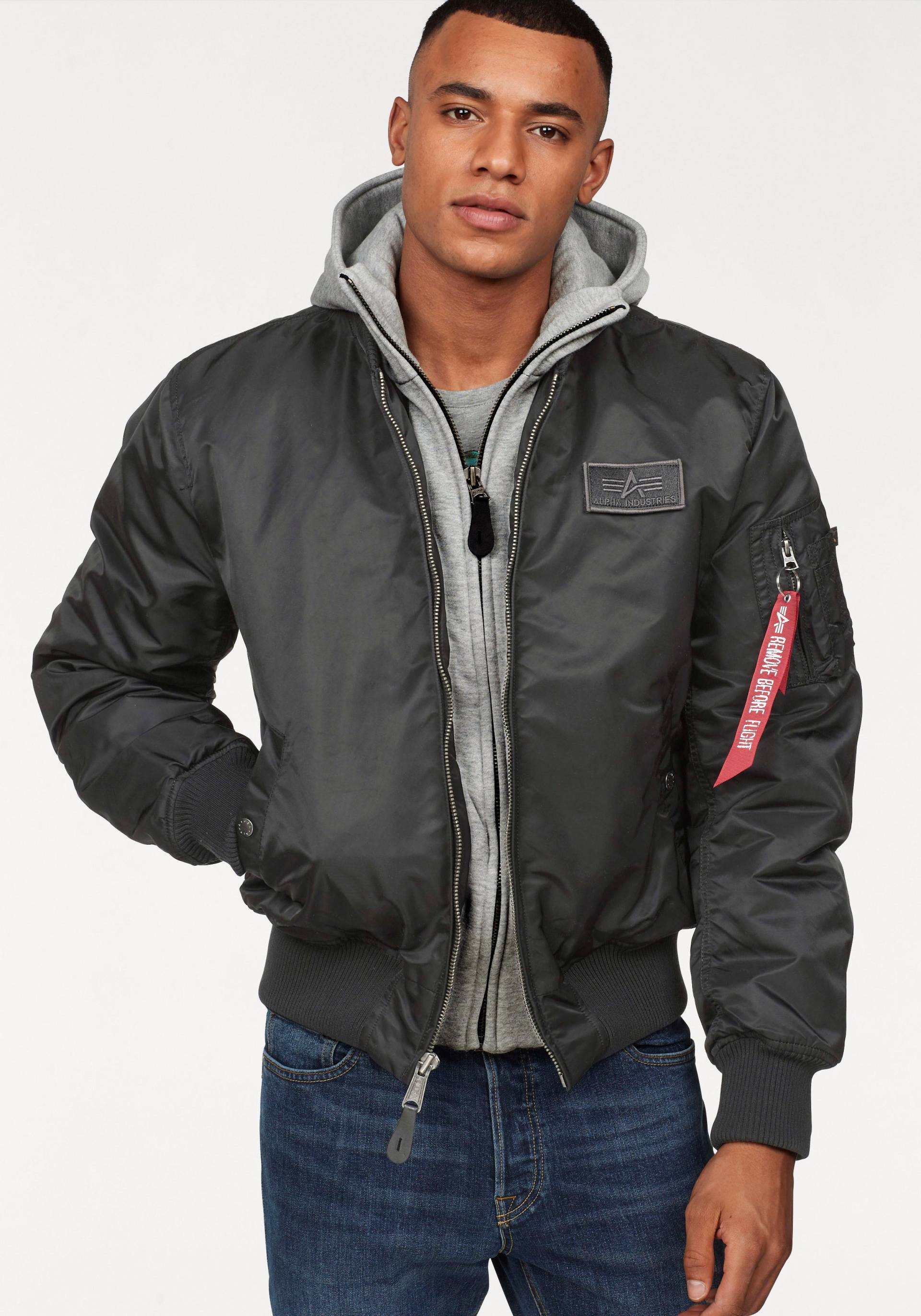 Alpha Industries Bomberjacke »MA-1 D-TEC«, mit Kapuze Alpha Industries Bomberjacke »MA-1 D-TEC«, mit Kapuze von alpha industries