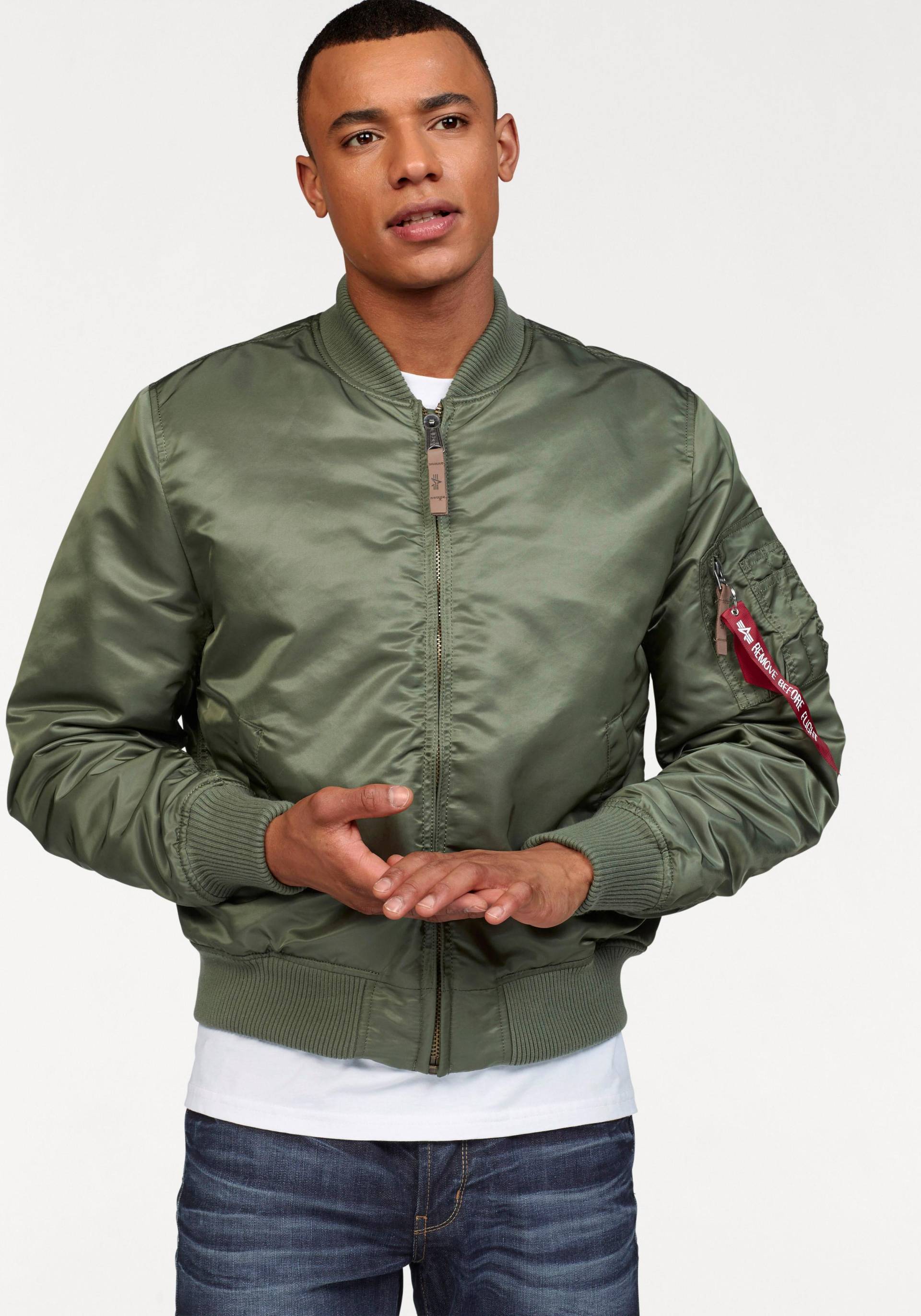 Alpha Industries Bomberjacke »MA-1 VF59 LONG«, ohne Kapuze, gefüttert von alpha industries