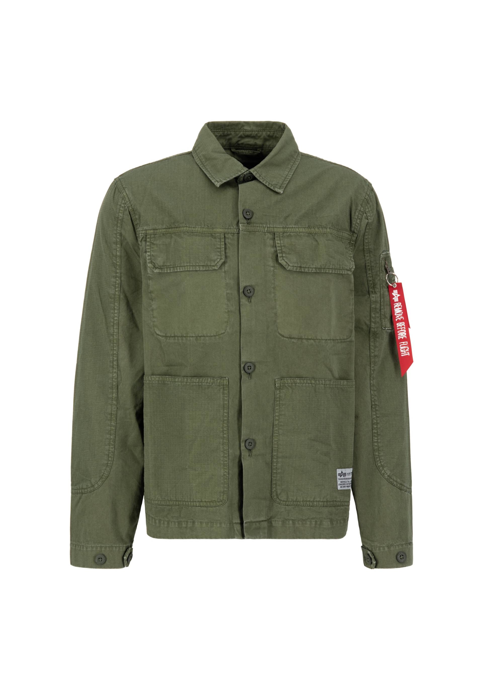 Alpha Industries Hemdjacke »ALPHA INDUSTRIES Men - Overshirts Color Block Overshirt« von alpha industries