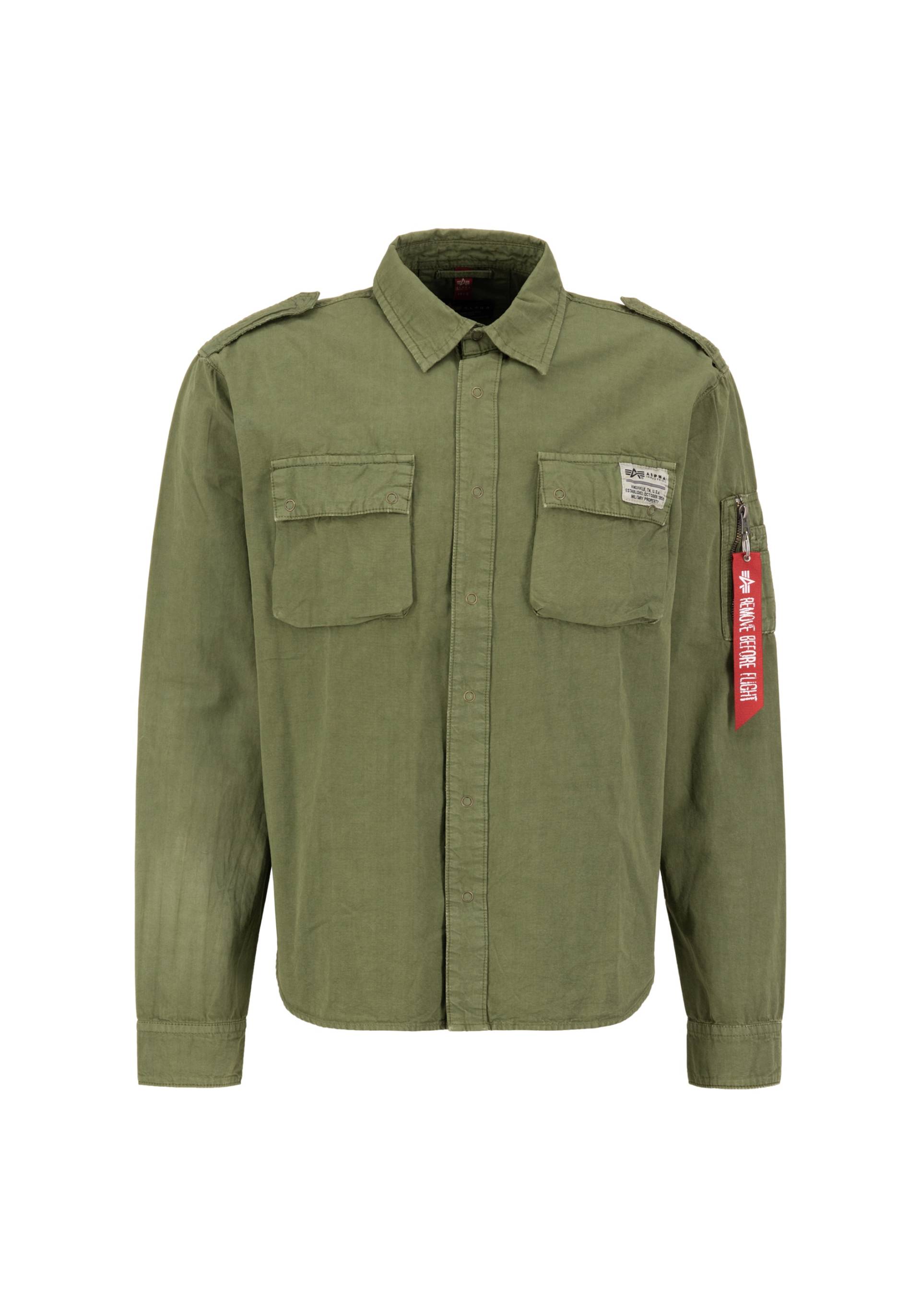 Alpha Industries Hemdjacke »ALPHA INDUSTRIES Men - Overshirts Urban Military Shirt« von alpha industries