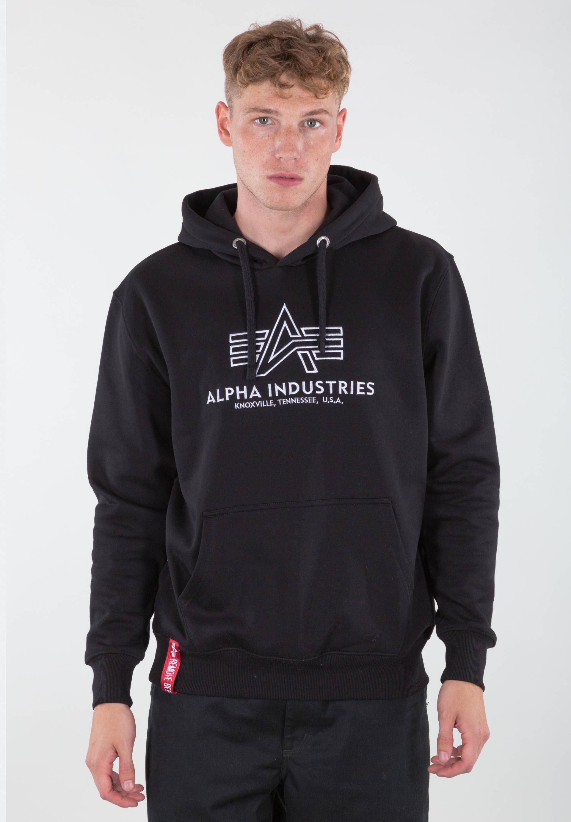 Alpha Industries Hoodie »ALPHA INDUSTRIES Men - Hoodies Basic Hoody Embroidery« von alpha industries