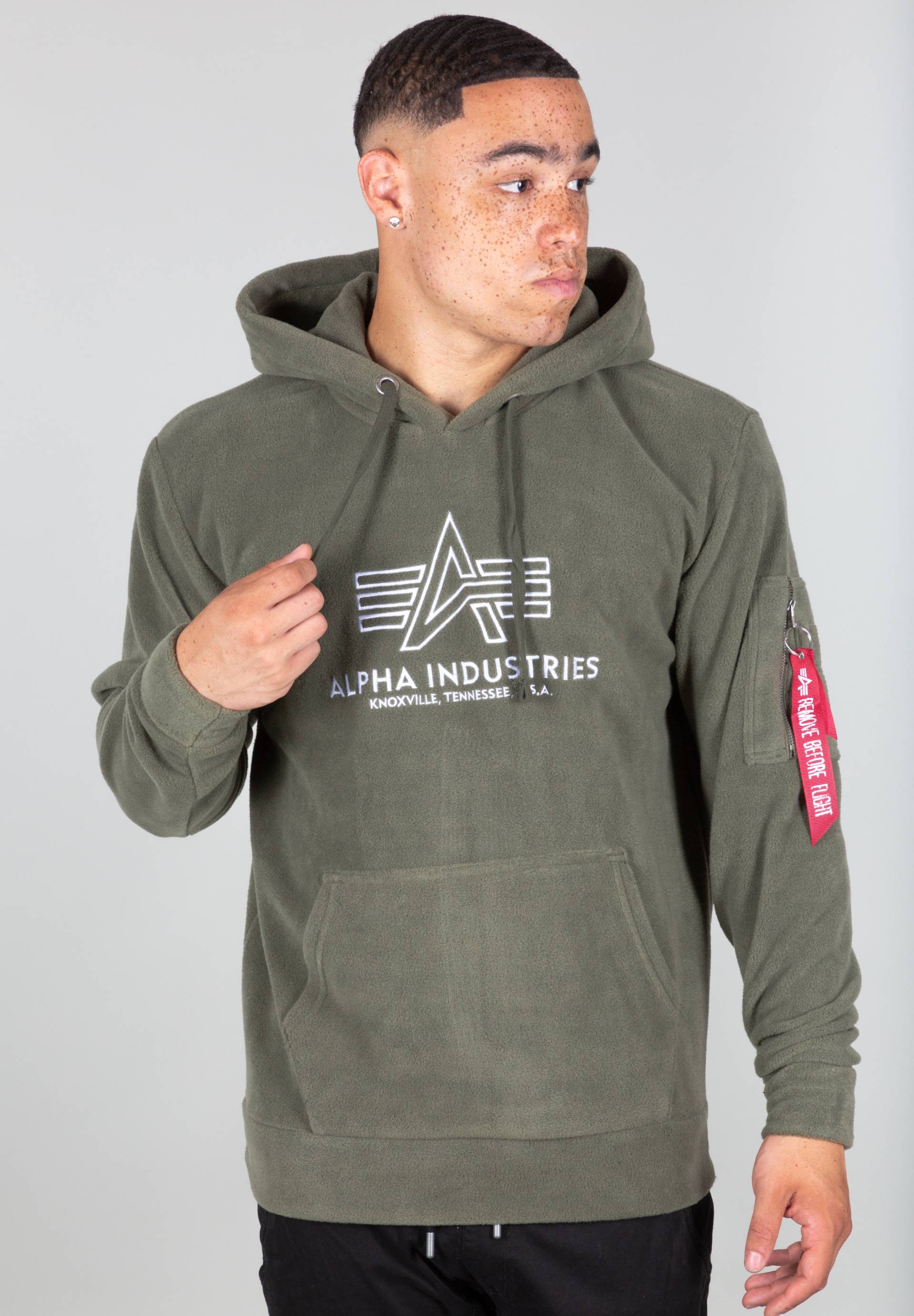 Alpha Industries Hoodie »ALPHA INDUSTRIES Men - Hoodies Basic Hoody Polar Fleece« von alpha industries