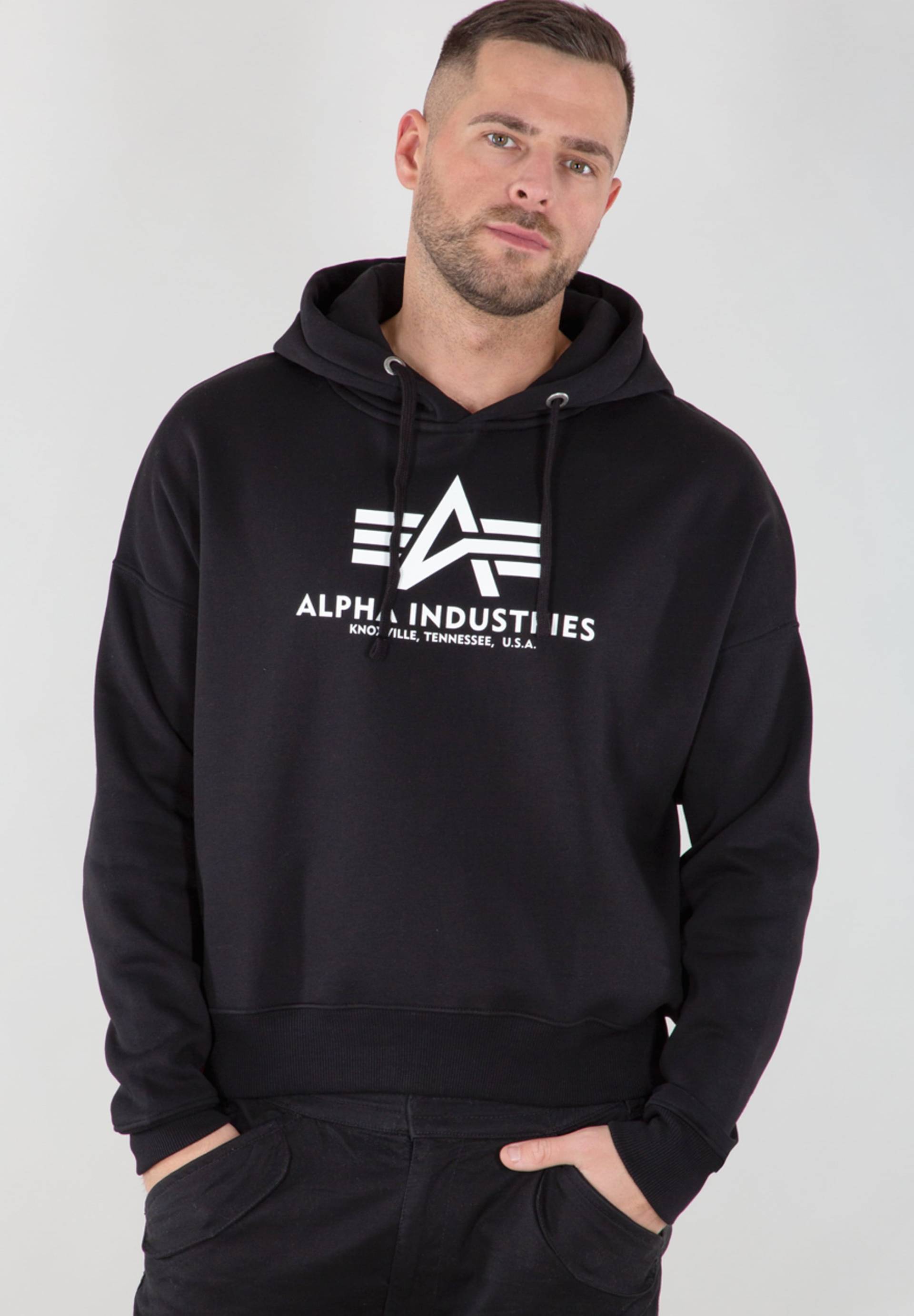 Alpha Industries Hoodie »ALPHA INDUSTRIES Men - Hoodies Basic OS Hoody« von alpha industries