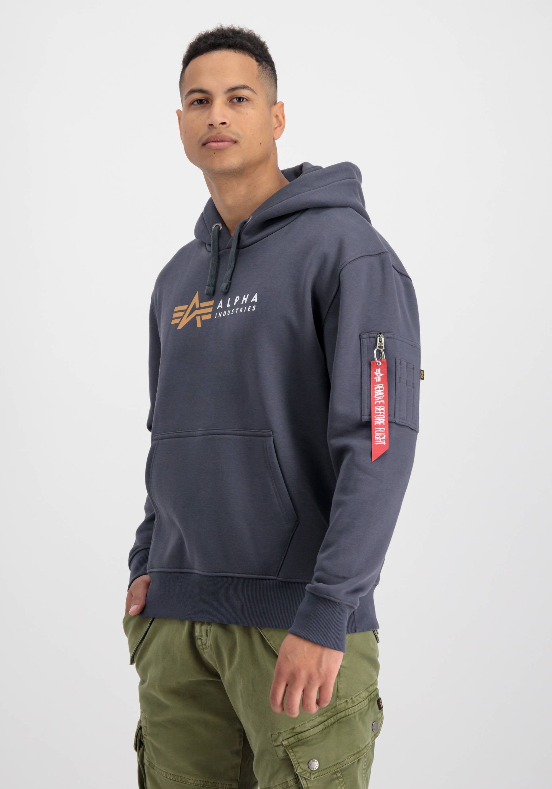 Alpha Industries Hoodie »Alpha Industries Men - Hoodies Alpha Label Hoodie« Alpha Industries Hoodie »Alpha Industries Men - Hoodies Alpha Label Hoodie« von alpha industries