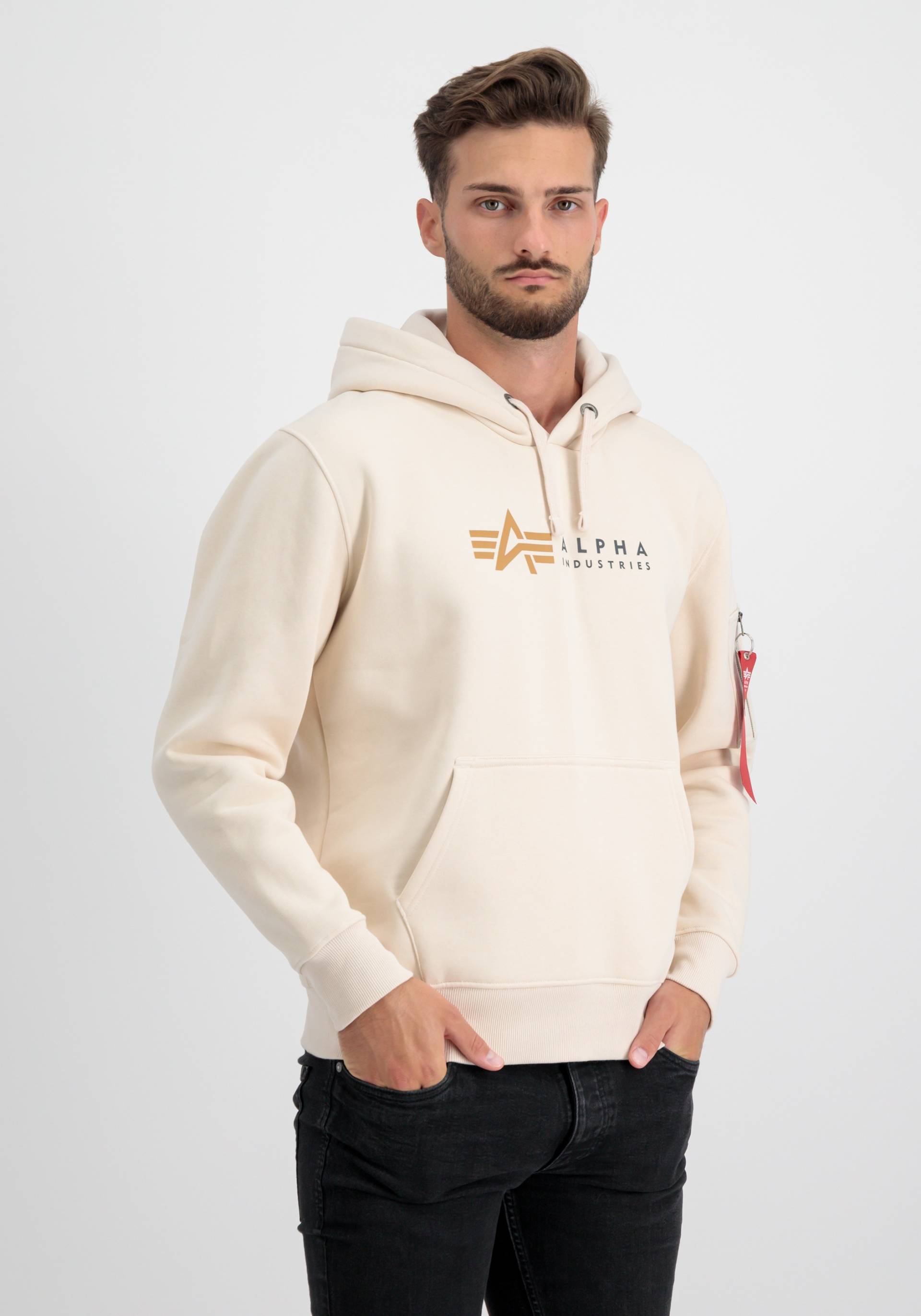 Alpha Industries Hoodie »Alpha Industries Men - Hoodies Alpha Label Hoodie« Alpha Industries Hoodie »Alpha Industries Men - Hoodies Alpha Label Hoodie« von alpha industries