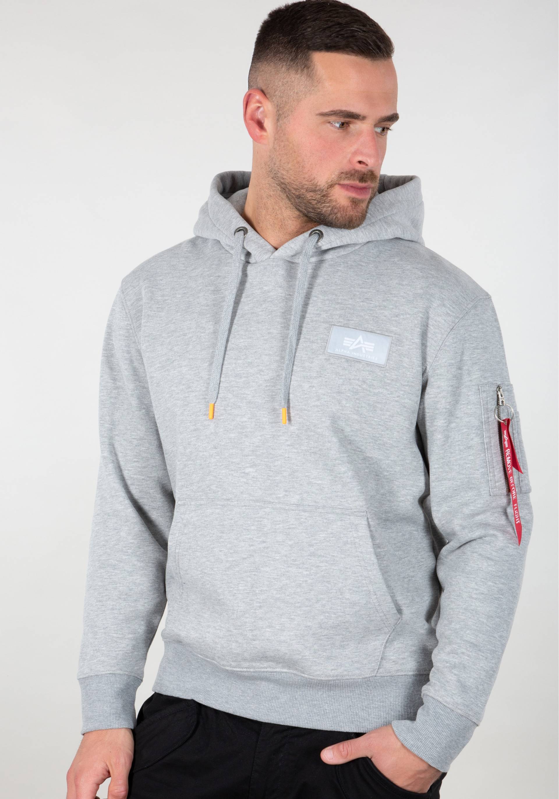 Alpha Industries Hoodie »ALPHA INDUSTRIES Men - Hoodies Back Print Hoody Neon Print« von alpha industries