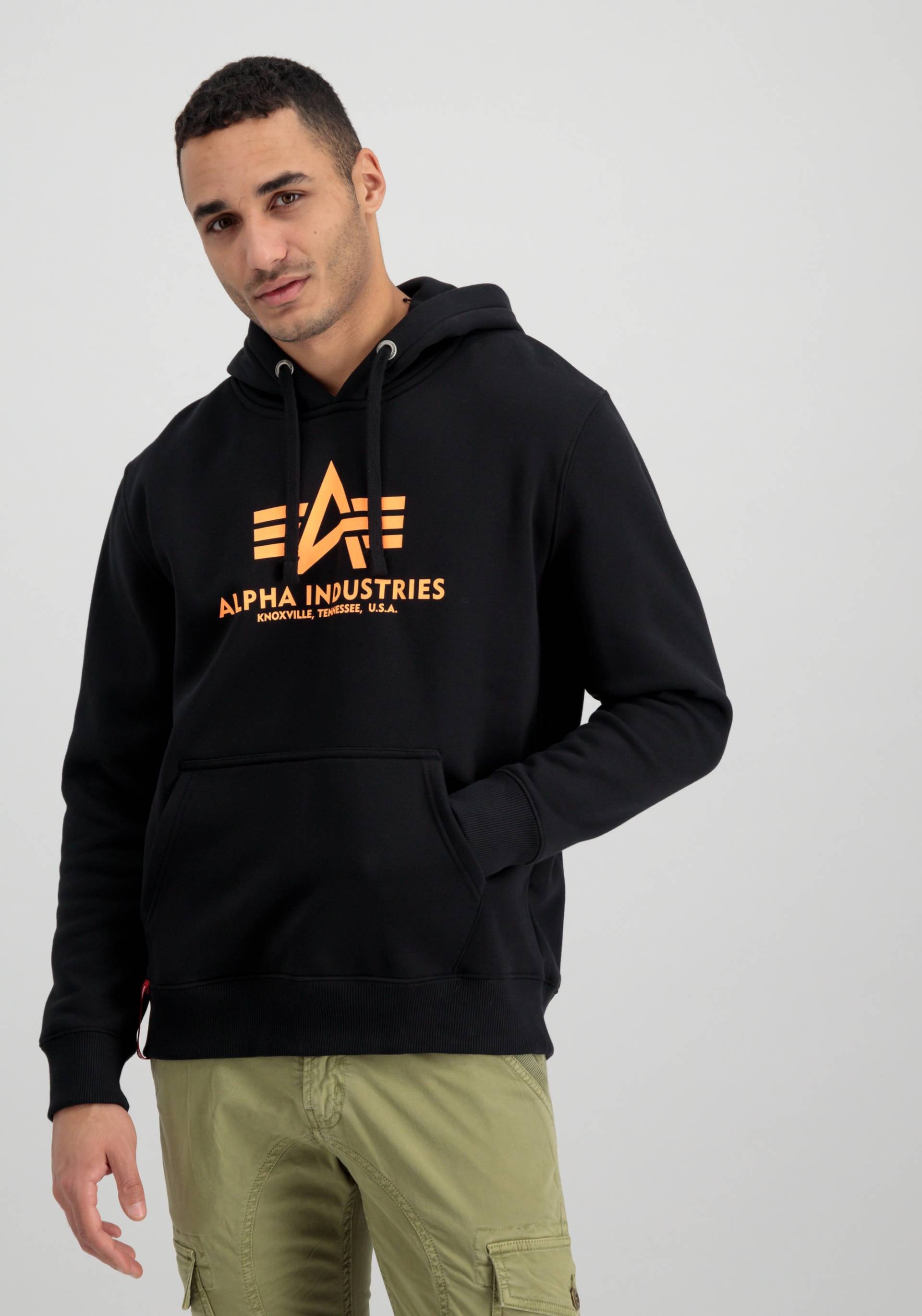 Alpha Industries Hoodie »ALPHA INDUSTRIES Men - Hoodies Basic Hoody Neon Print« von alpha industries