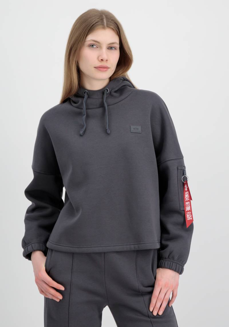 Alpha Industries Hoodie »ALPHA INDUSTRIES Women - Hoodies X-Fit Label OS Hoody Wmn« von alpha industries