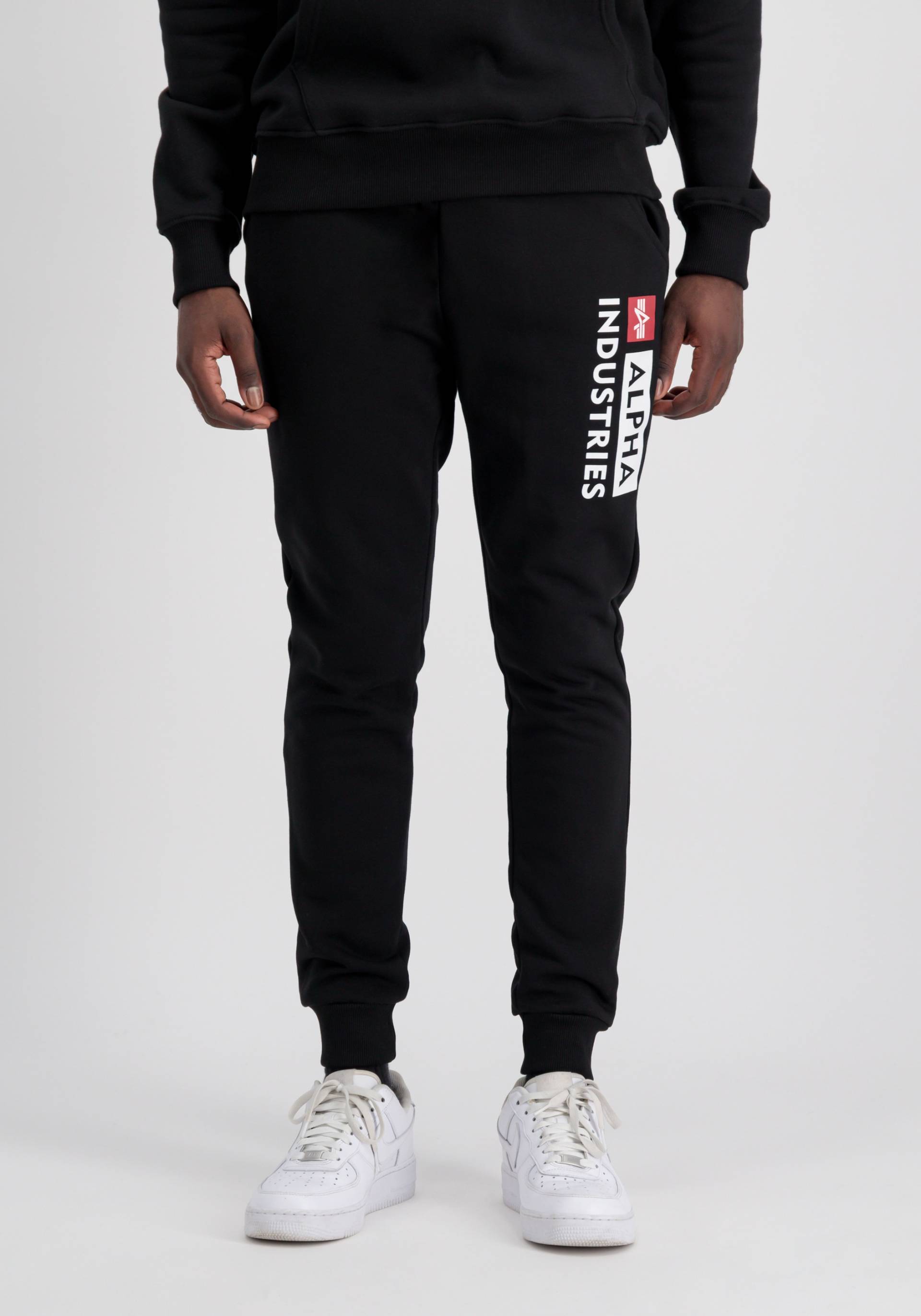 Alpha Industries Jogginghose »ALPHA INDUSTRIES Men - Jogger Alpha Block-Logo Jogger« von alpha industries