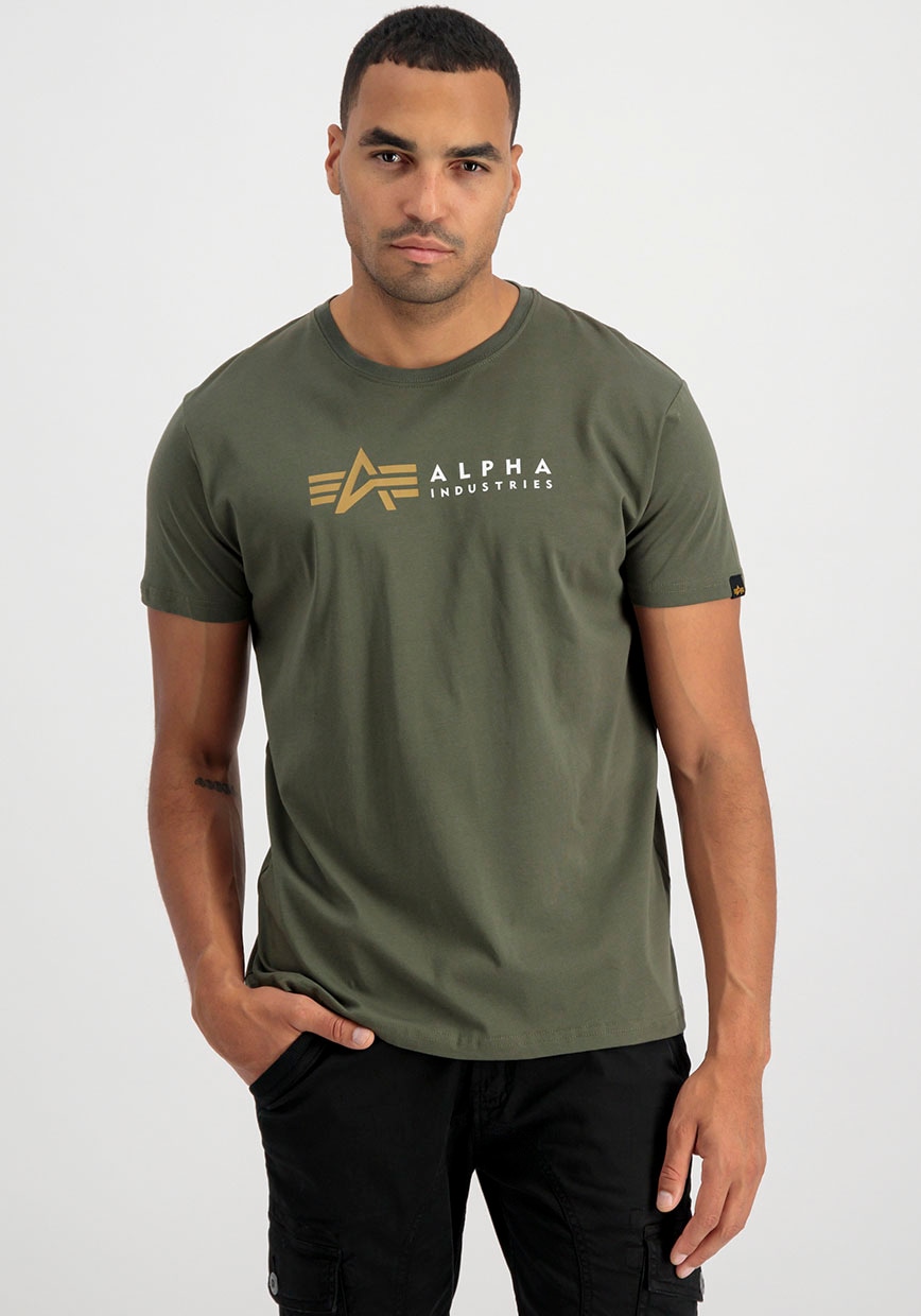 Alpha Industries Kurzarmshirt »Alpha Label T« von alpha industries