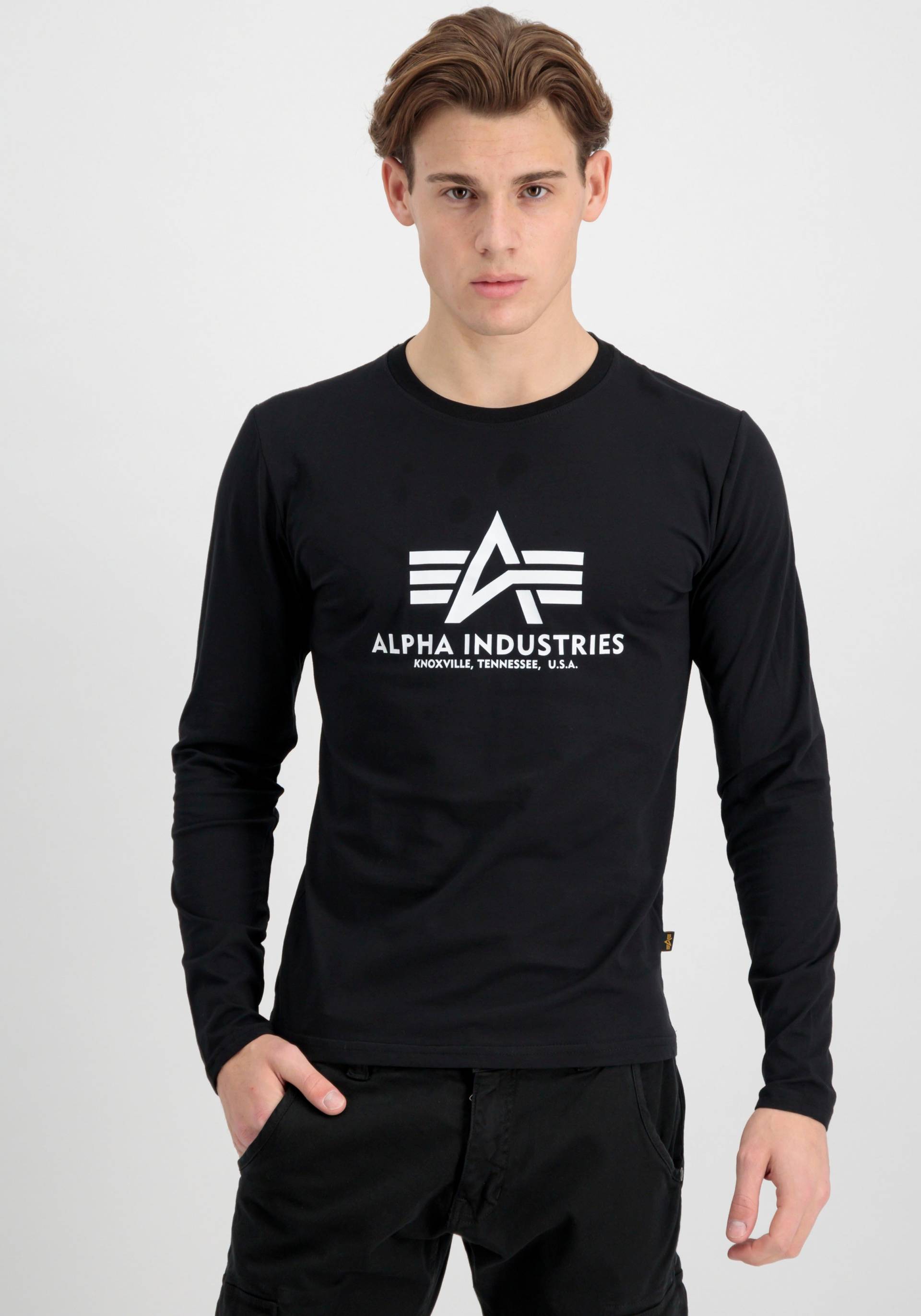 Alpha Industries Langarmshirt »BASIC T - LS« von alpha industries