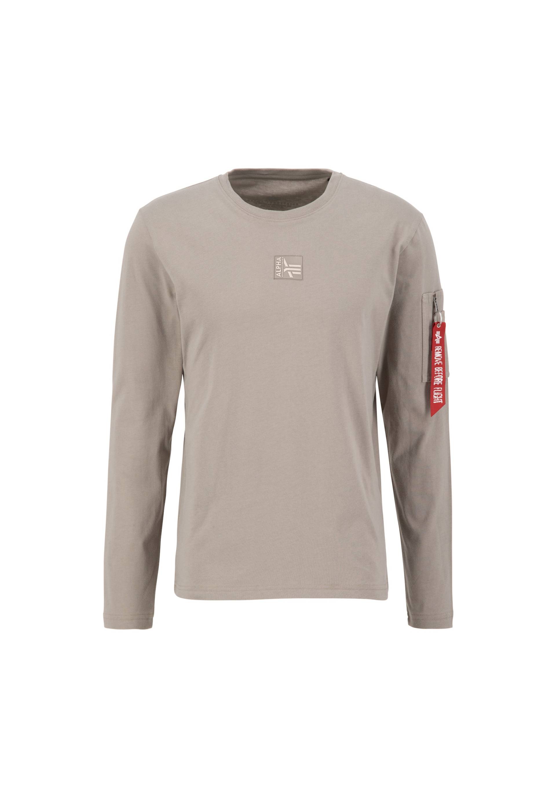 Alpha Industries Longsleeve »ALPHA INDUSTRIES Men - Longsleeves Label LS HC« von alpha industries